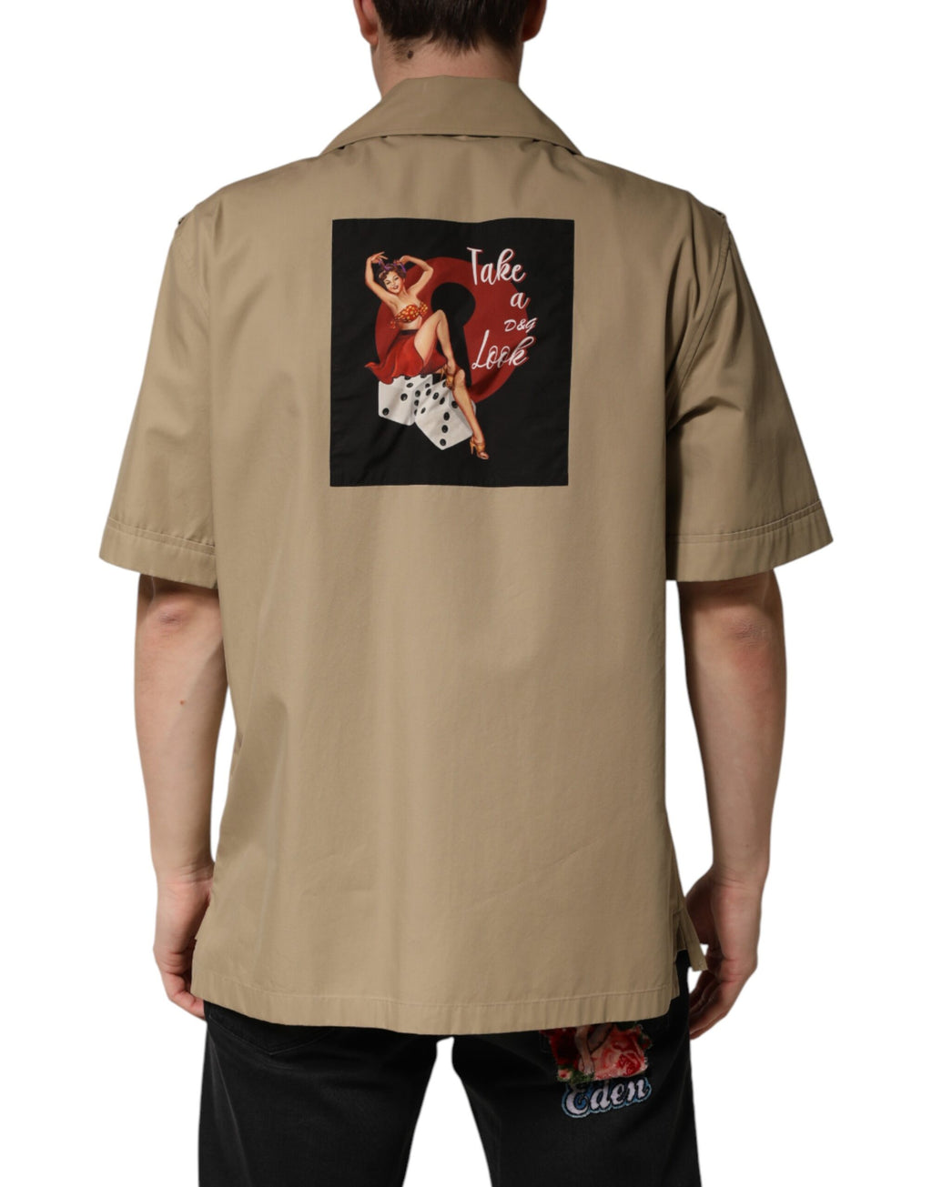Dolce & Gabbana Brown Shortsleeve for Men side view