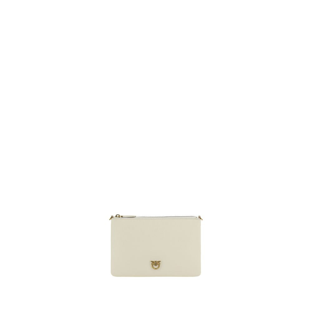 Sac porté épaule PINKO en cuir de veau beige Bos Taurus