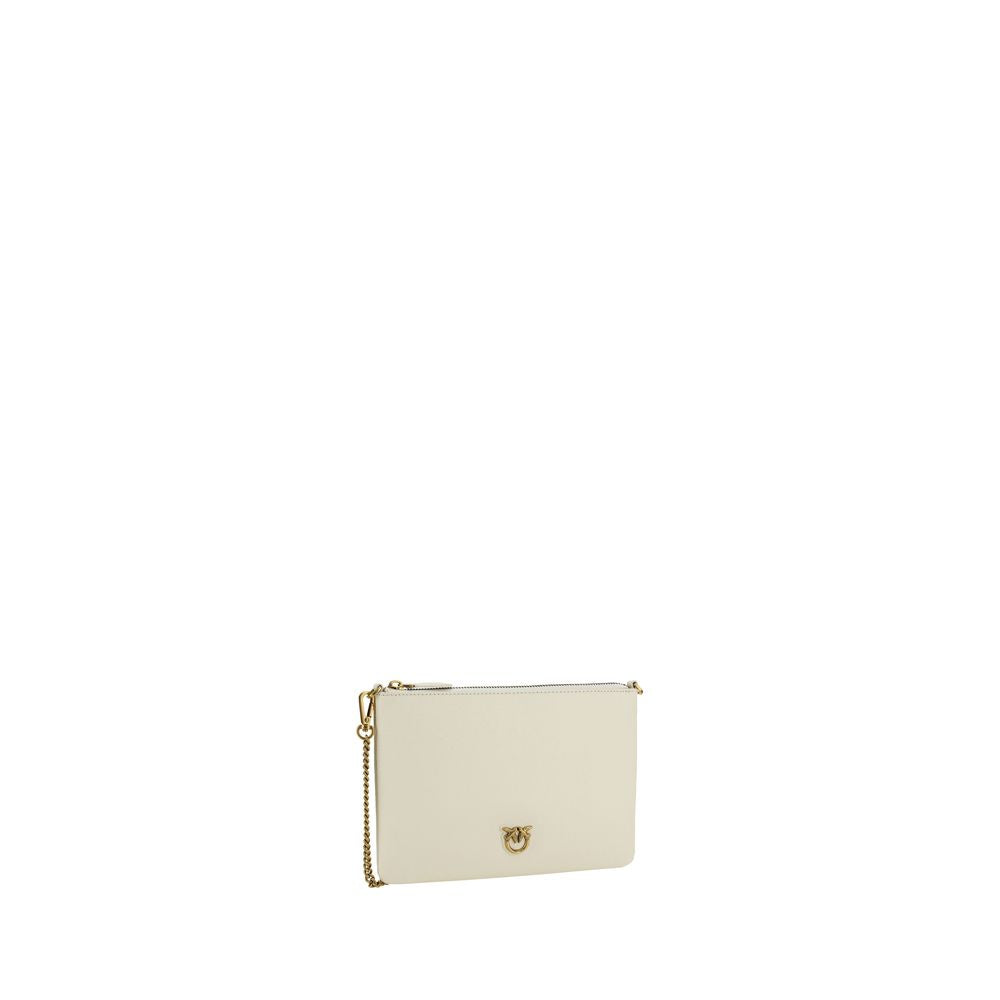 Sac porté épaule PINKO en cuir de veau beige Bos Taurus