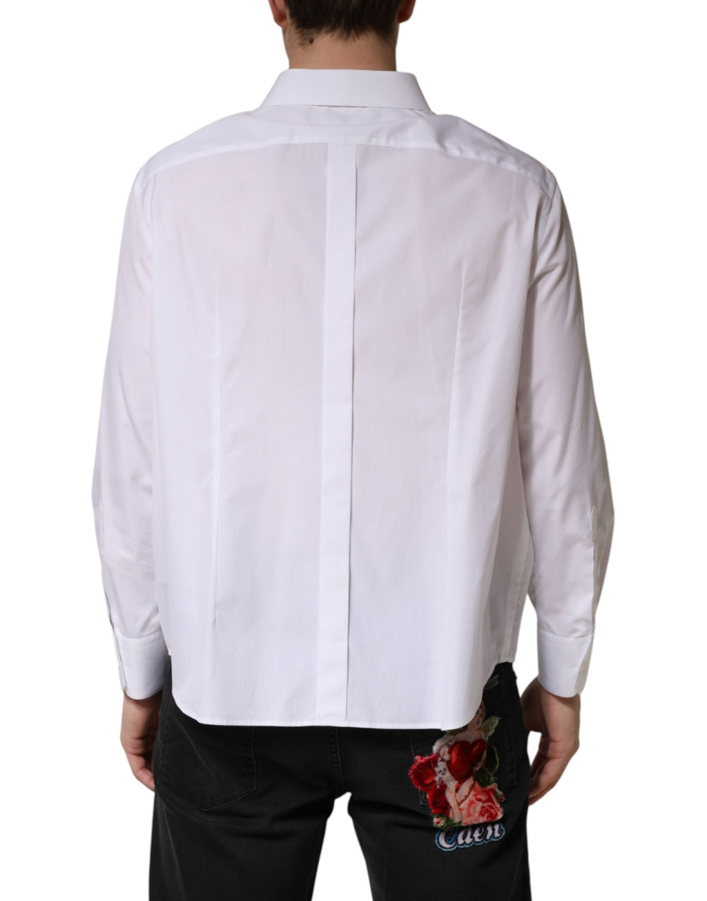 Dolce & Gabbana White Dress Shirt side view