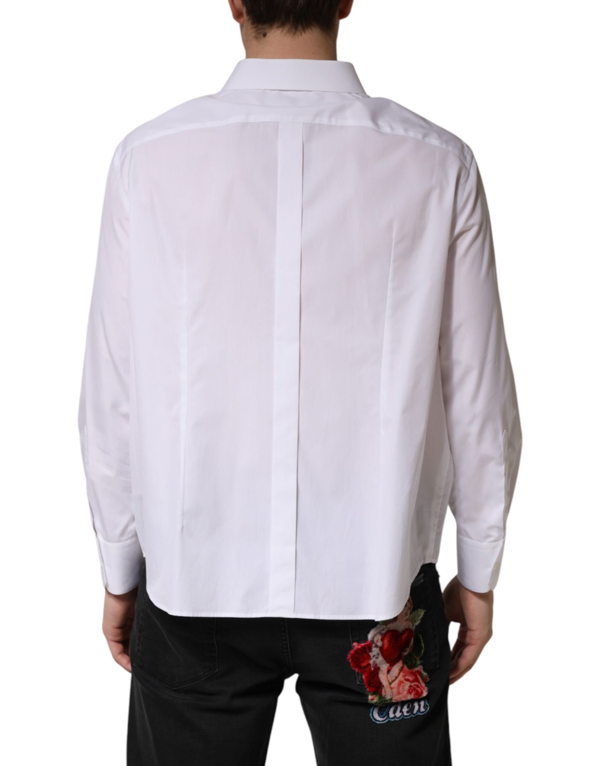 Dolce & Gabbana White Dress Shirt side view