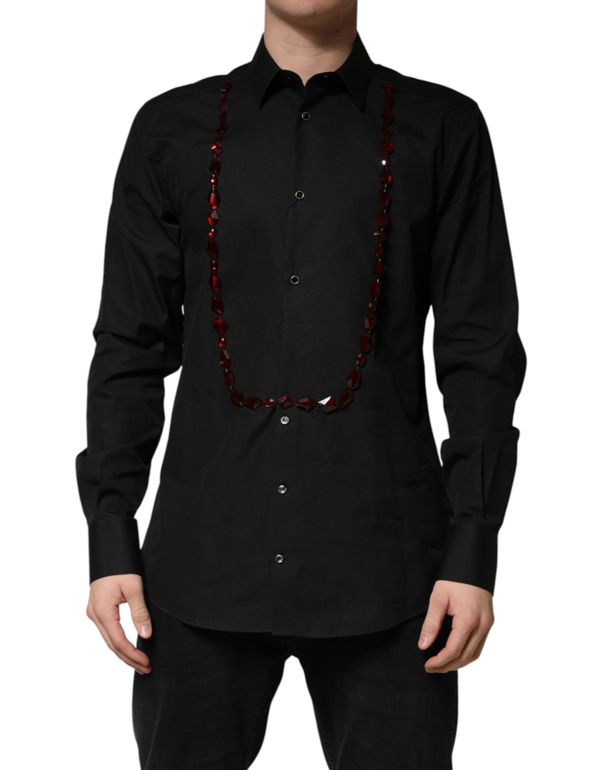 Dolce & Gabbana Black Long Sleeve T-Shirt for Men