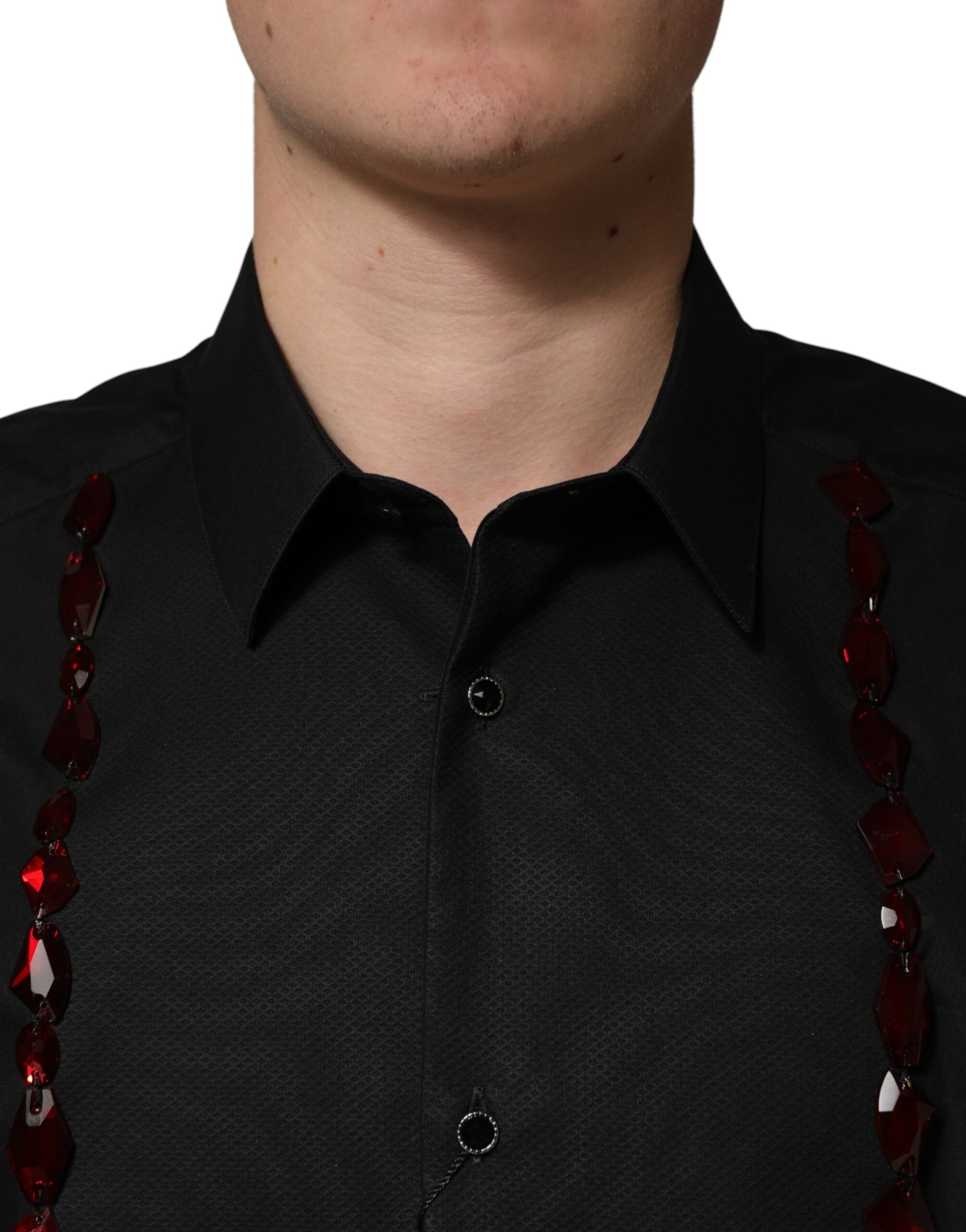 Dolce & Gabbana Black Long Sleeve T-Shirt for Men additional view