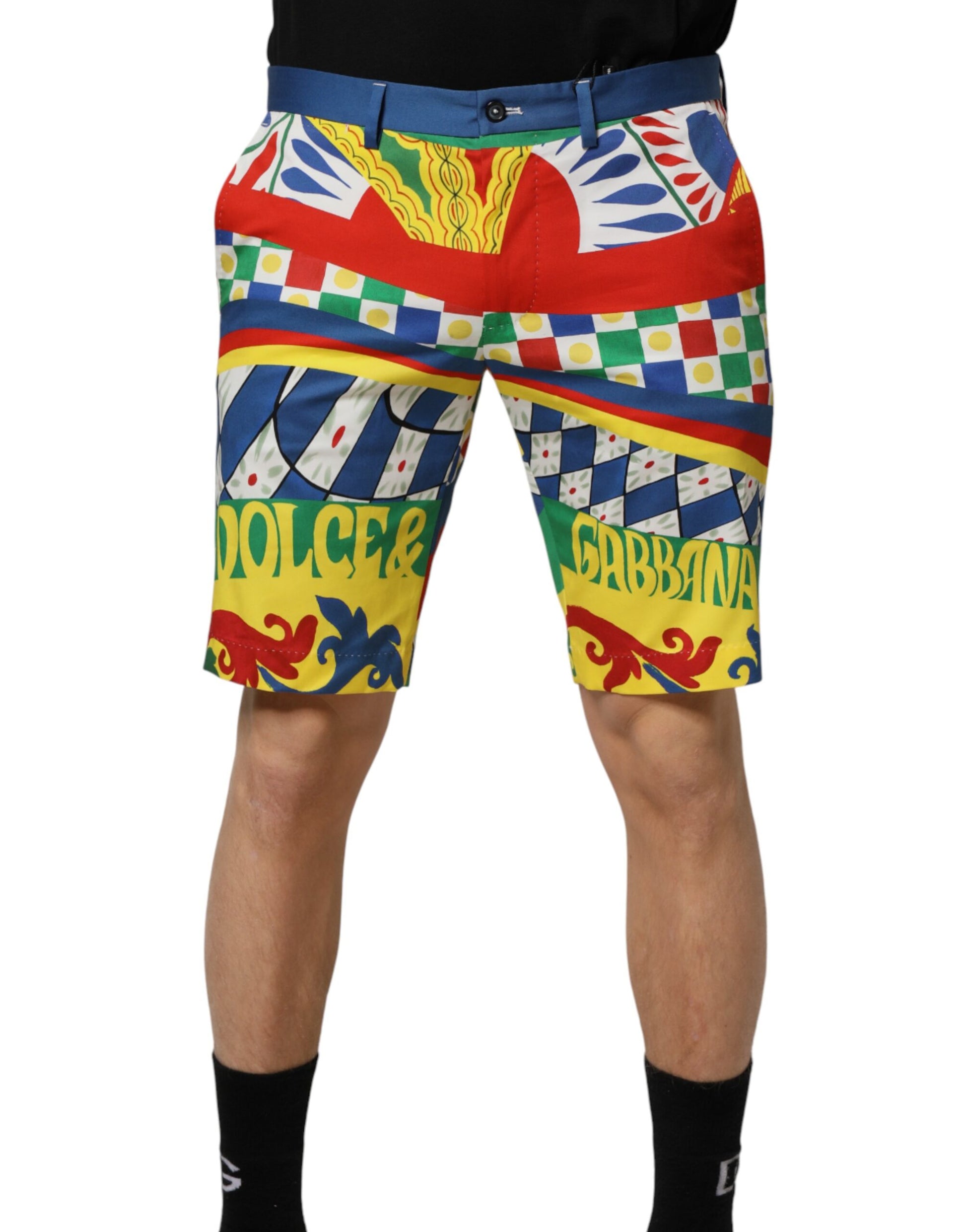 Dolce & Gabbana Multicolor Bermuda for Men