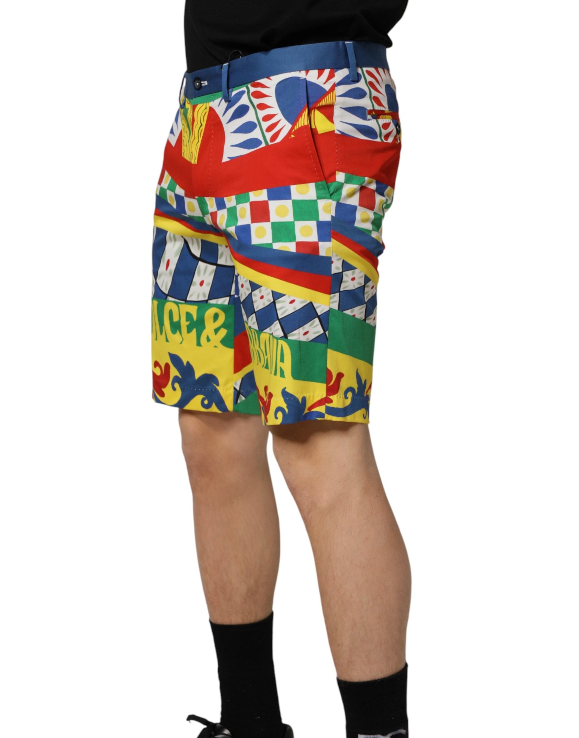 Dolce & Gabbana Multicolor Bermuda for Men detail view