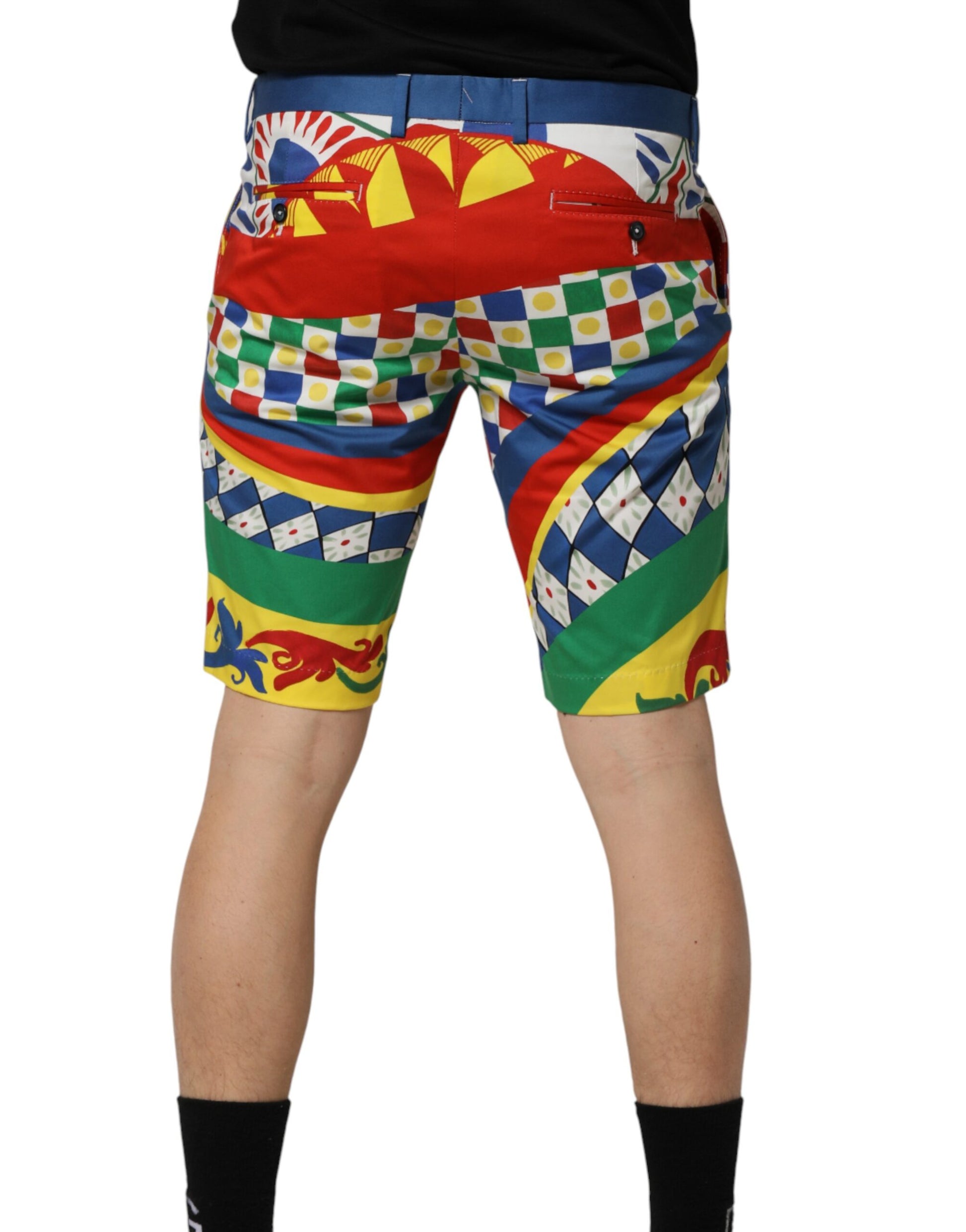 Dolce & Gabbana Multicolor Bermuda for Men side view