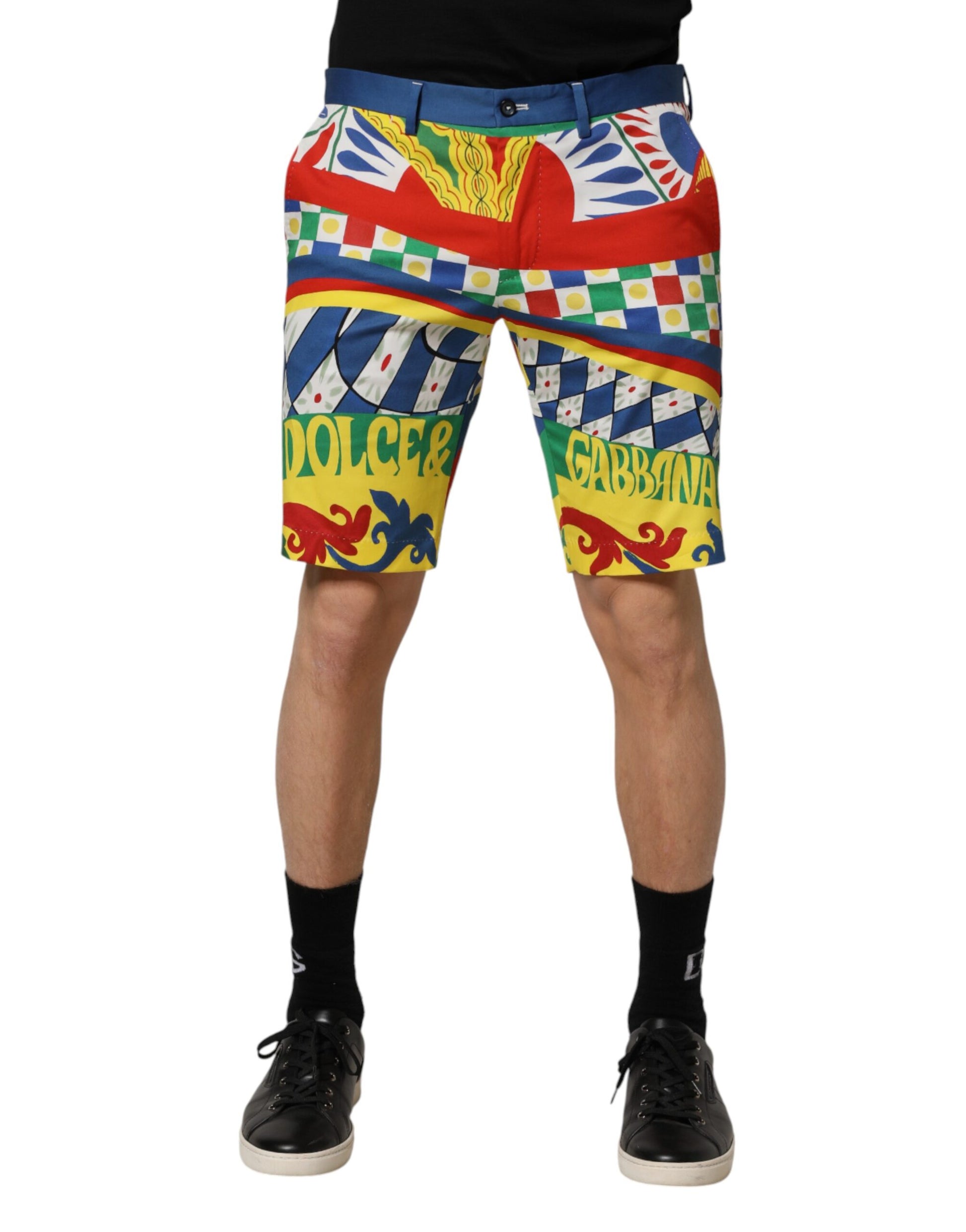 Dolce & Gabbana Multicolor Bermuda for Men