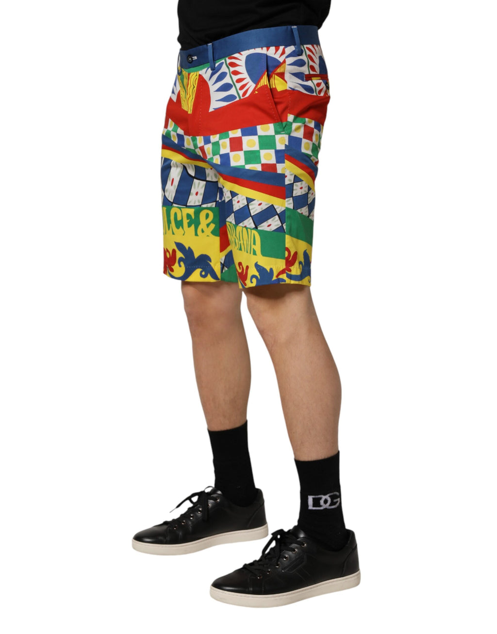 Dolce & Gabbana Multicolor Bermuda for Men detail view