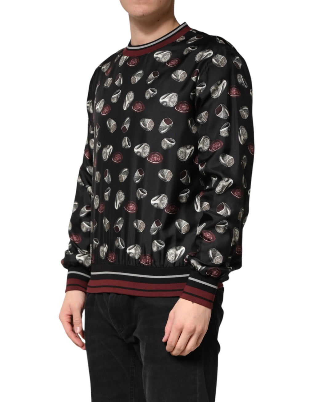 Dolce & Gabbana Black Sweatshirt for Men detail view