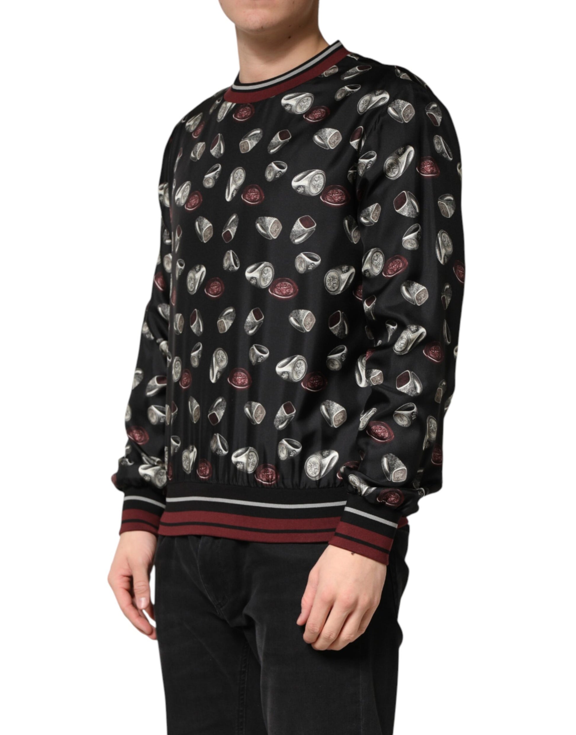 Dolce & Gabbana Black Sweatshirt for Men detail view
