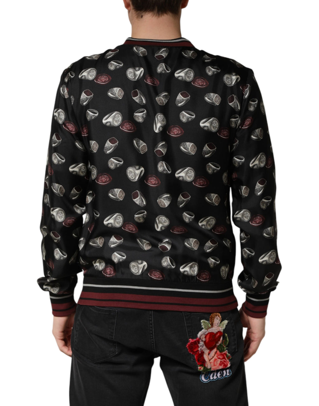 Dolce & Gabbana Black Sweatshirt for Men side view
