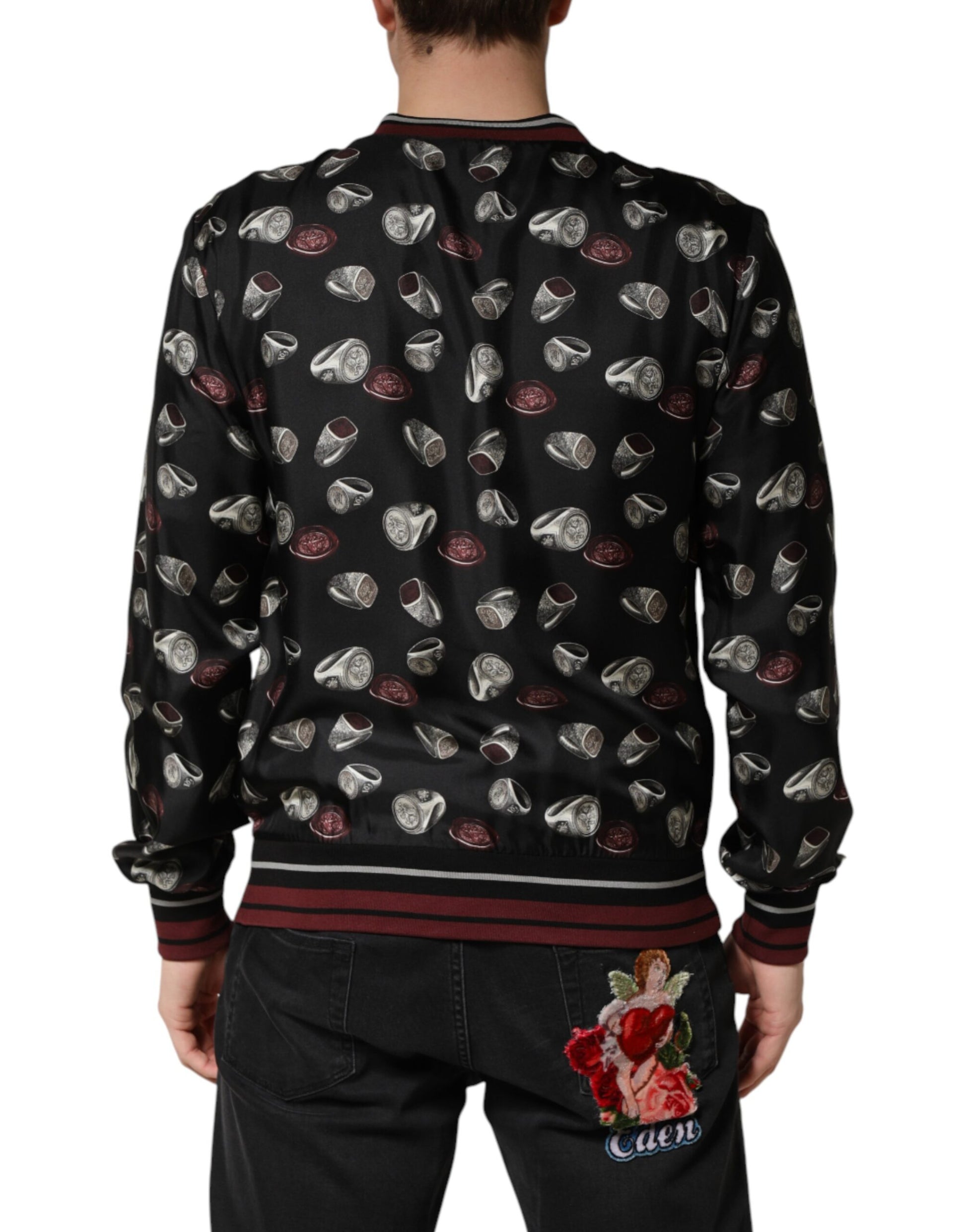 Dolce & Gabbana Black Sweatshirt for Men side view