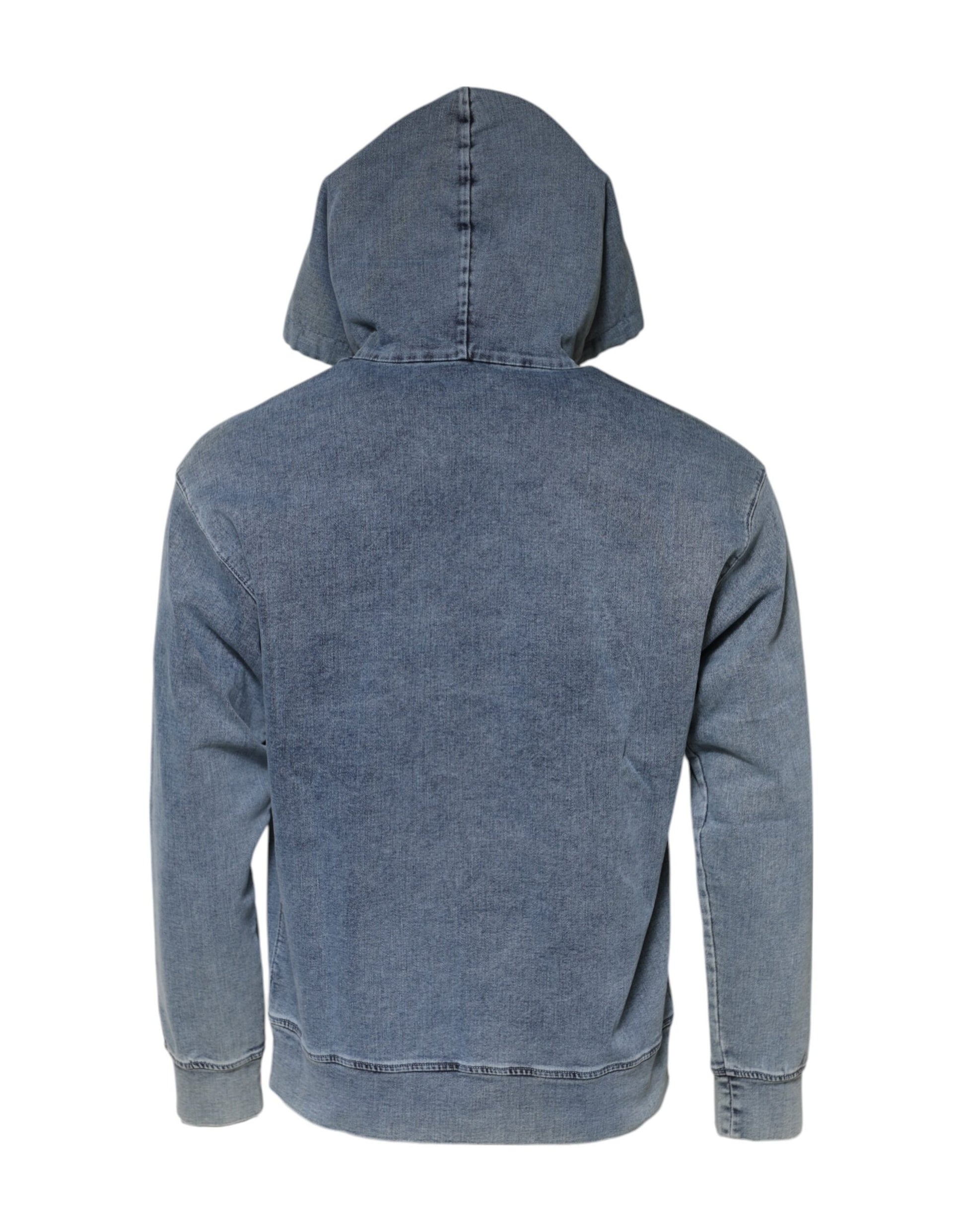 Dolce & Gabbana Blue Hoodie for Men detail view