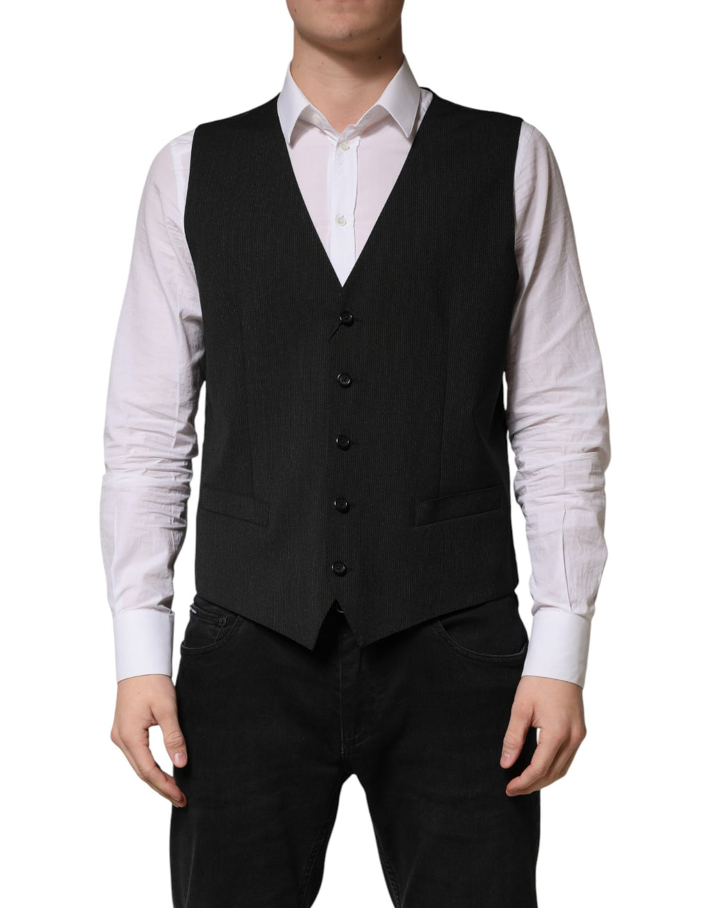Dolce & Gabbana Black Waistcoats for Men alternate view