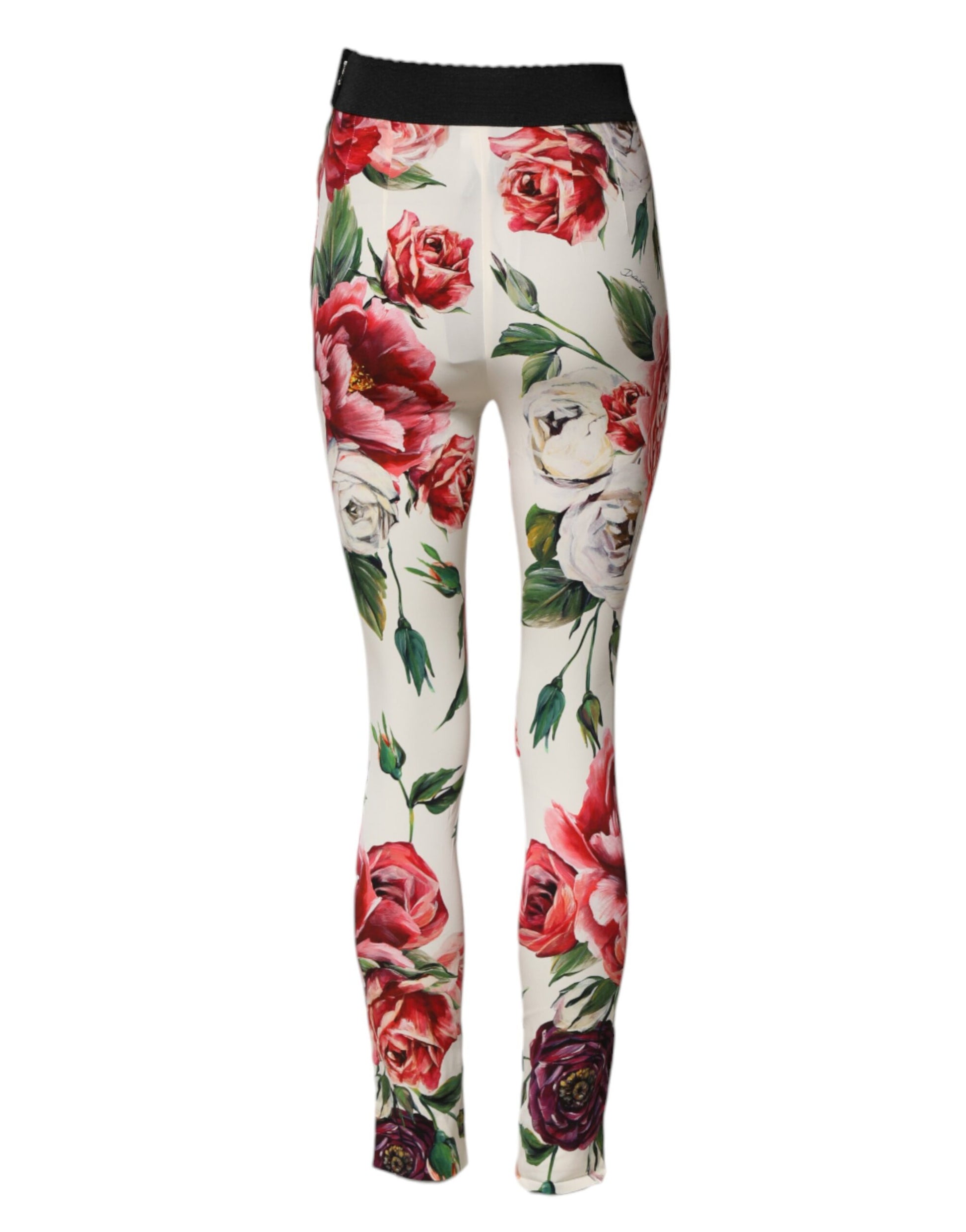 Dolce & Gabbana White Skinny Pants for Women detail view