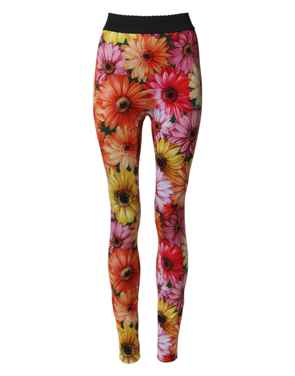 Pantalon Dolce & Gabbana multicolore fleuri à taille élastique