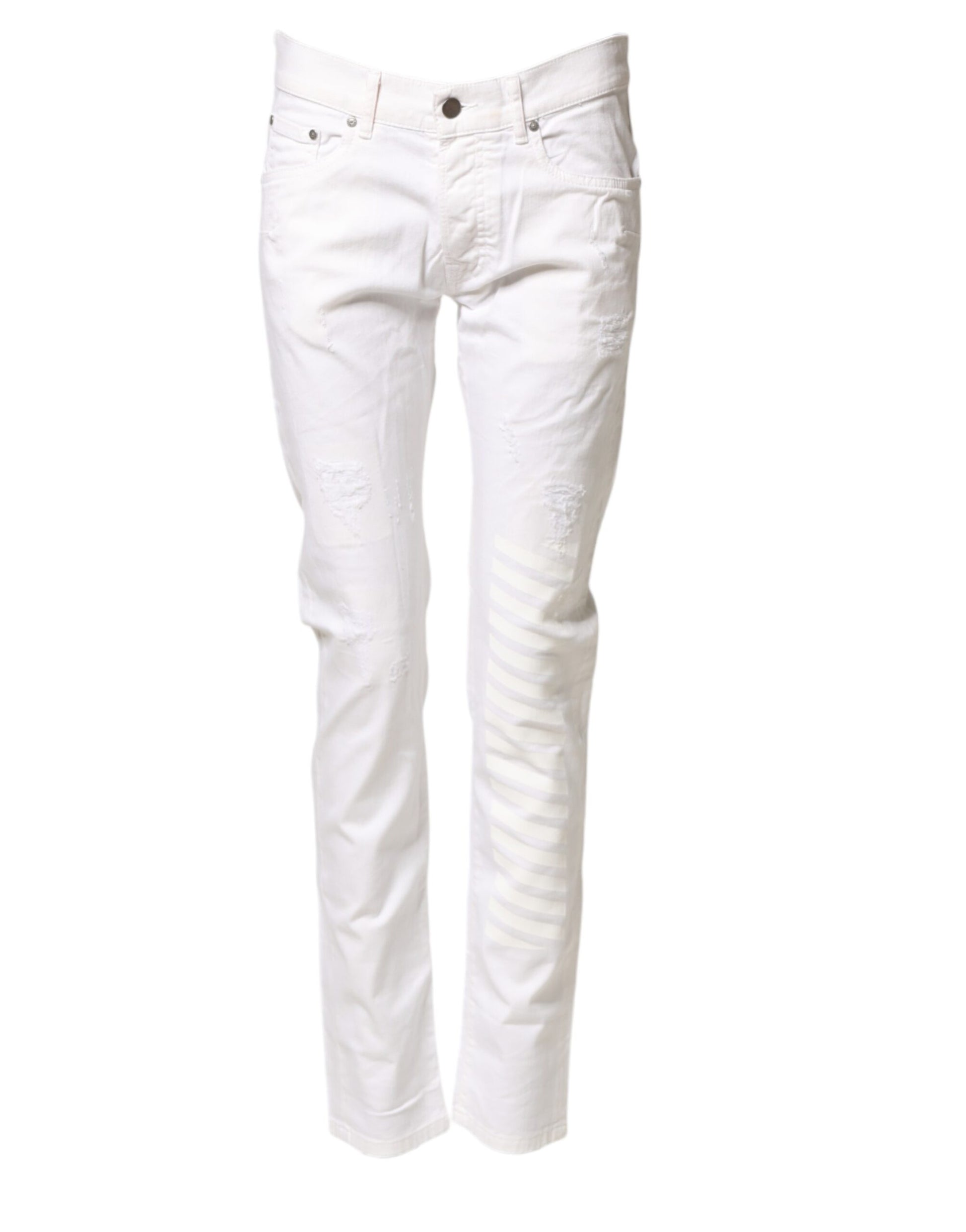 Daniele Alessandrini White Skinny Jeans for Women