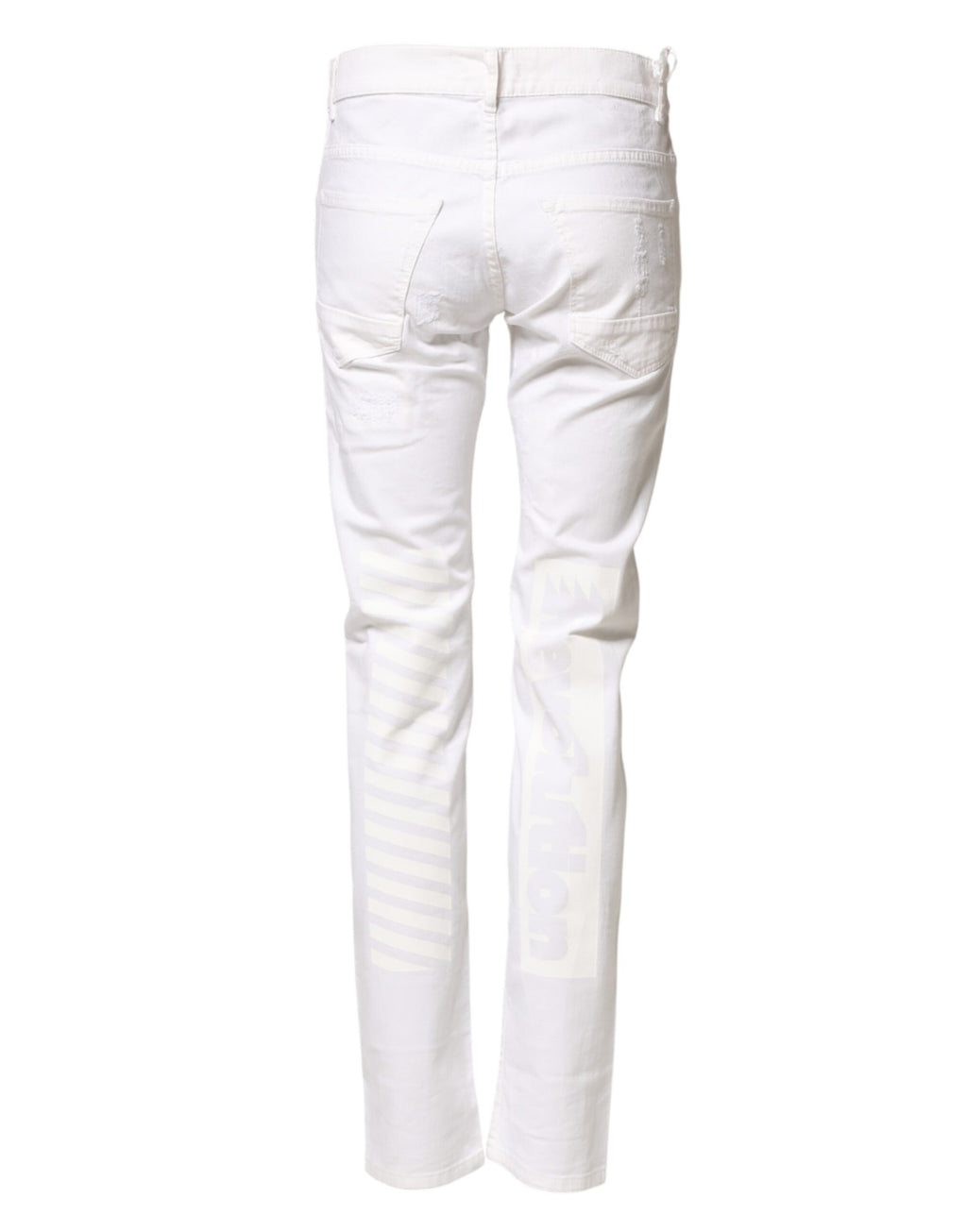 Daniele Alessandrini White Skinny Jeans for Women detail view