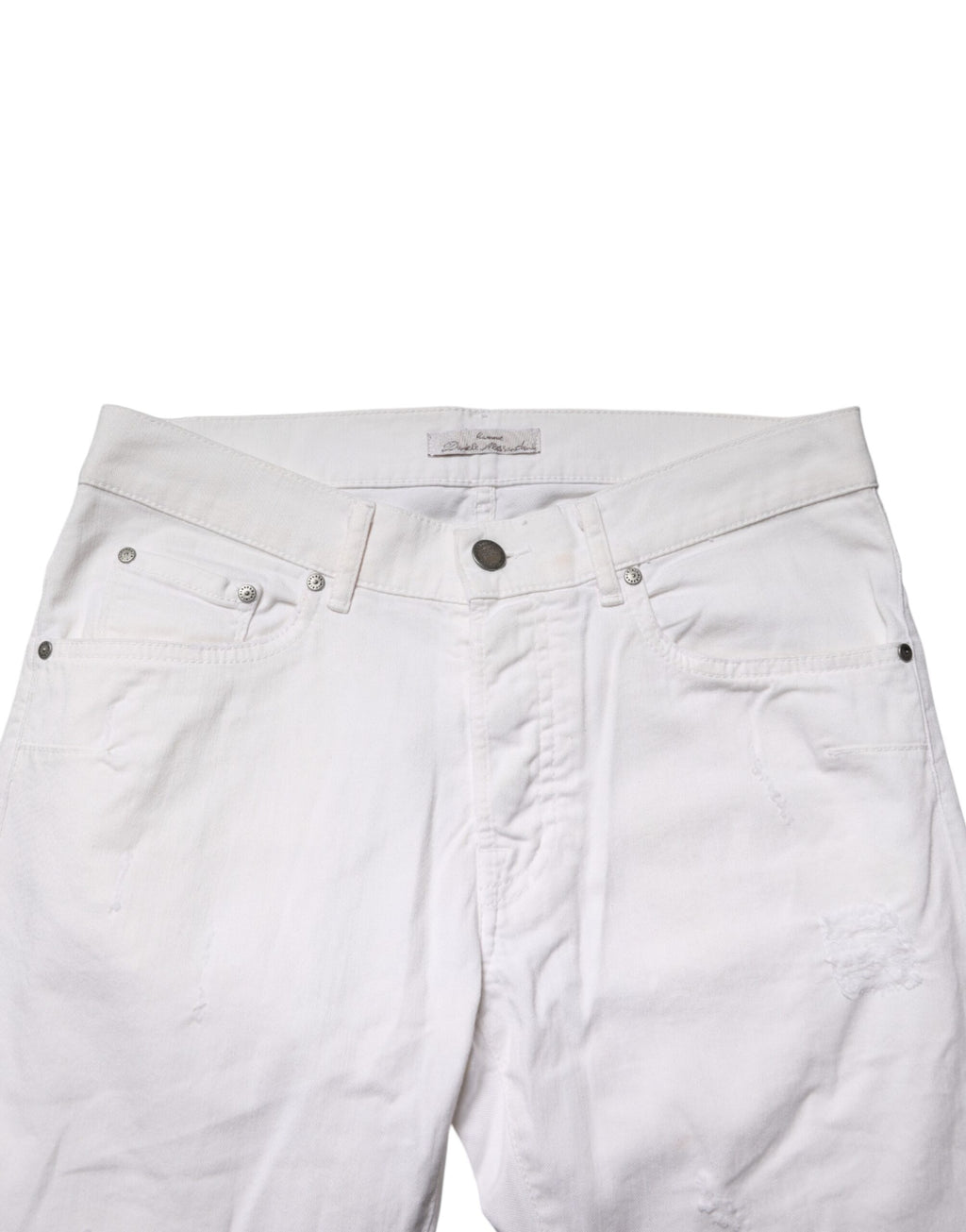 Daniele Alessandrini White Skinny Jeans for Women side view