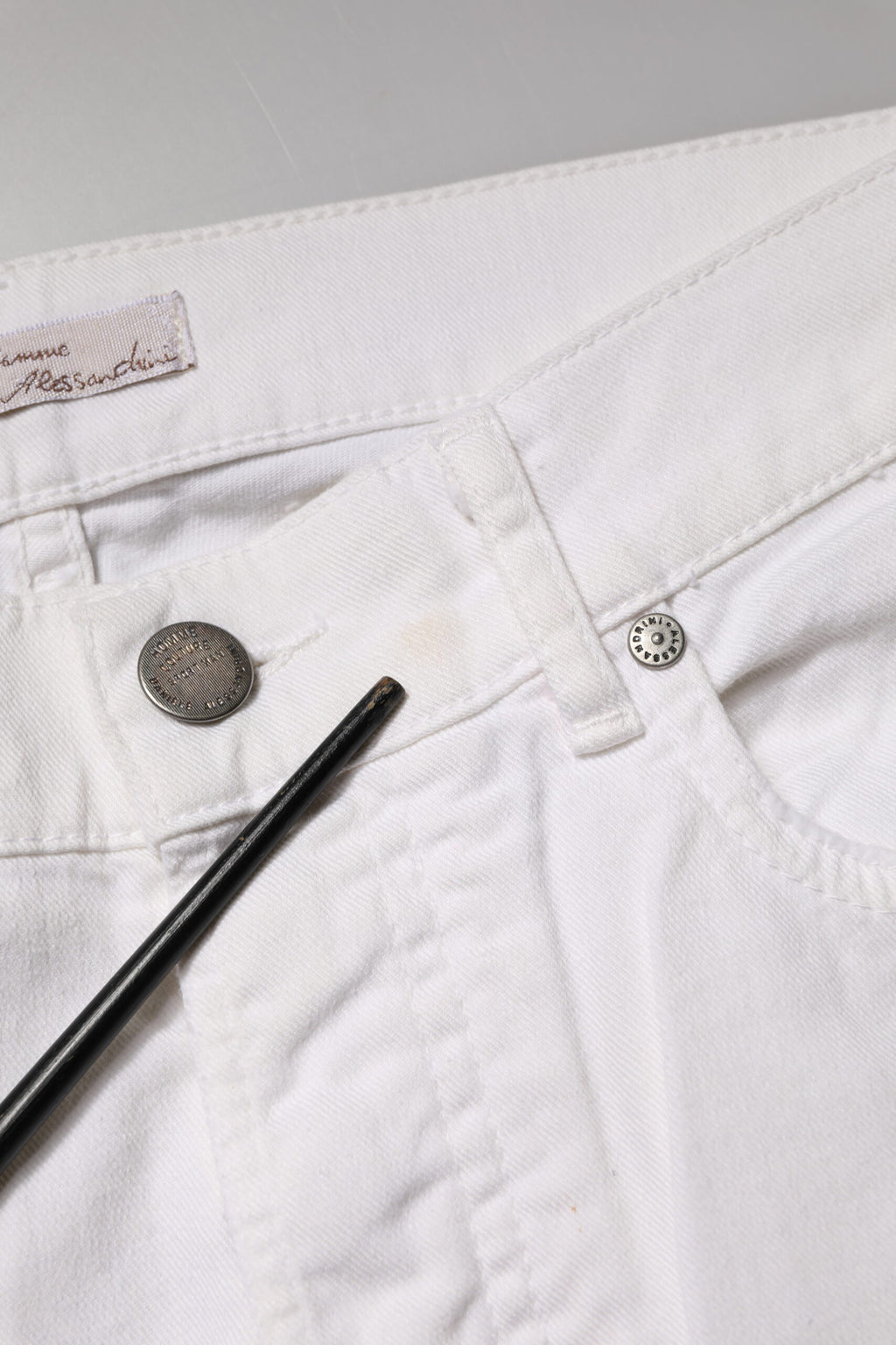 Daniele Alessandrini White Skinny Jeans for Women additional view