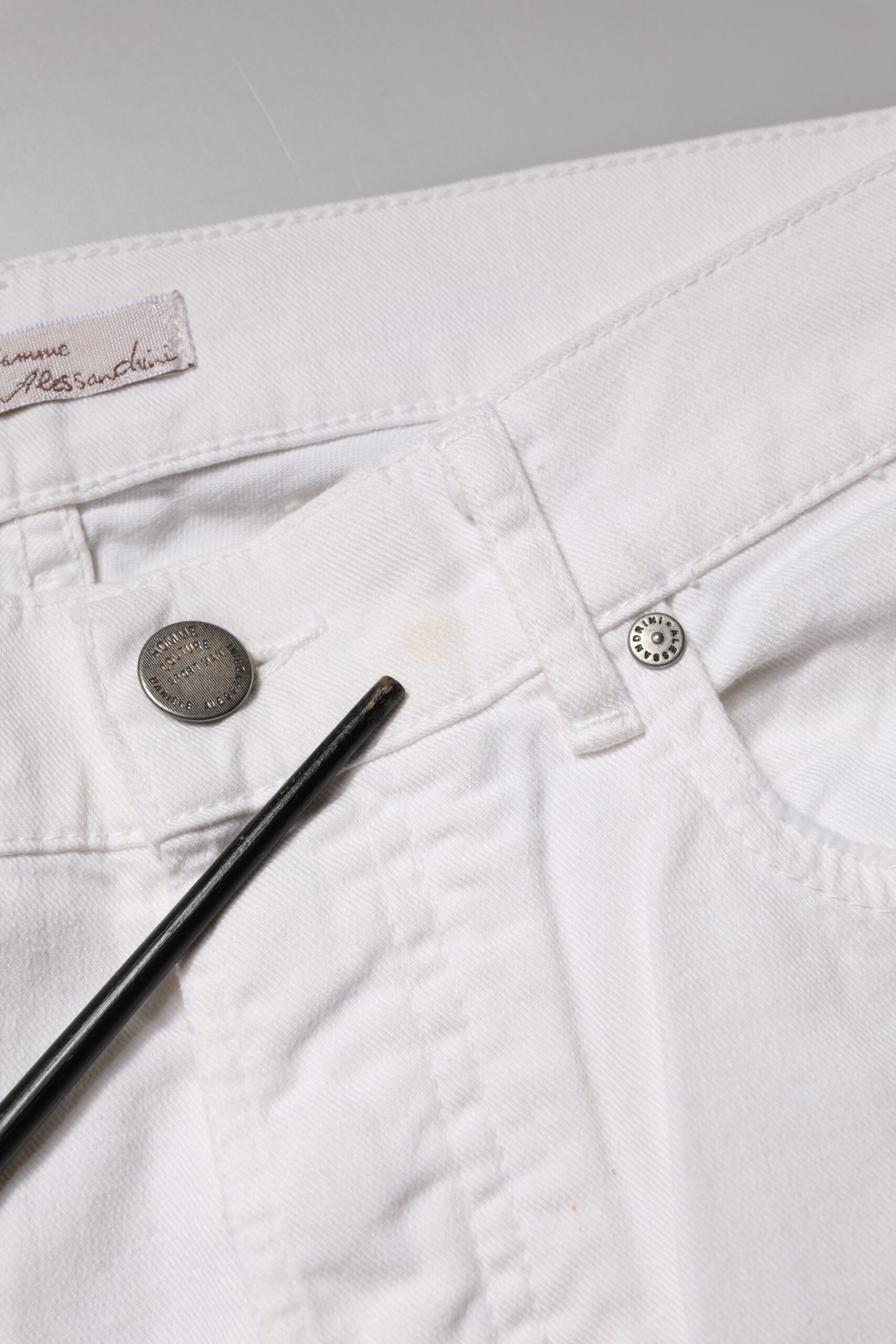 Daniele Alessandrini White Skinny Jeans for Women additional view