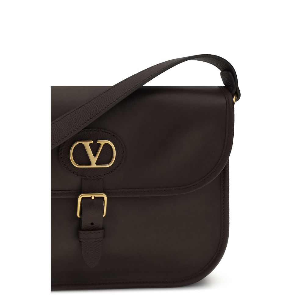 Valentino Garavani Brown Shoulder Bag for Men side view