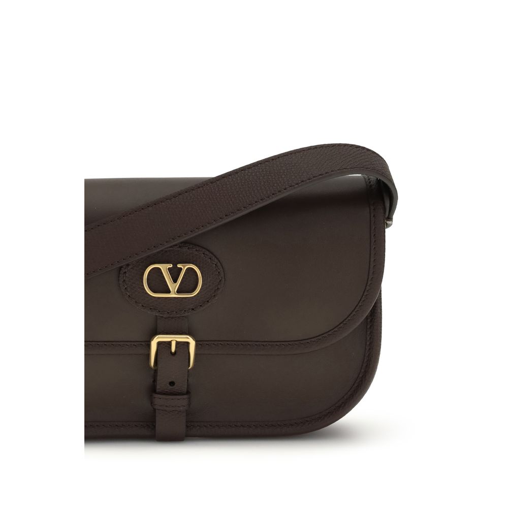 Valentino Garavani Brown Shoulder Bag for Men side view