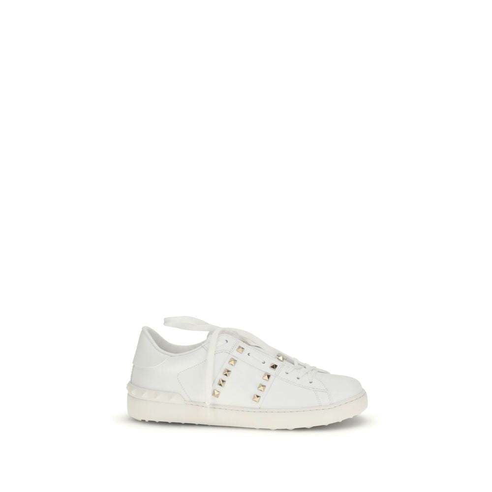 Baskets basses Valentino Garavani en cuir de veau blanc Bos Taurus
