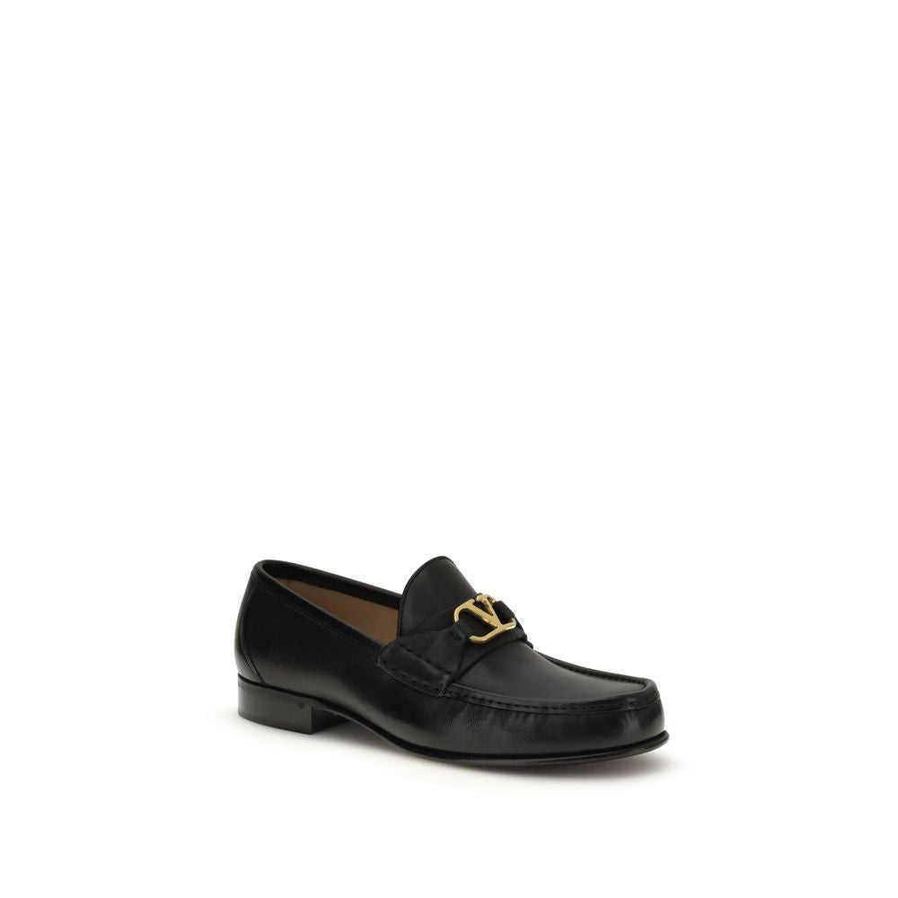 Valentino Garavani Black Slip On Loafers for Men alternate view