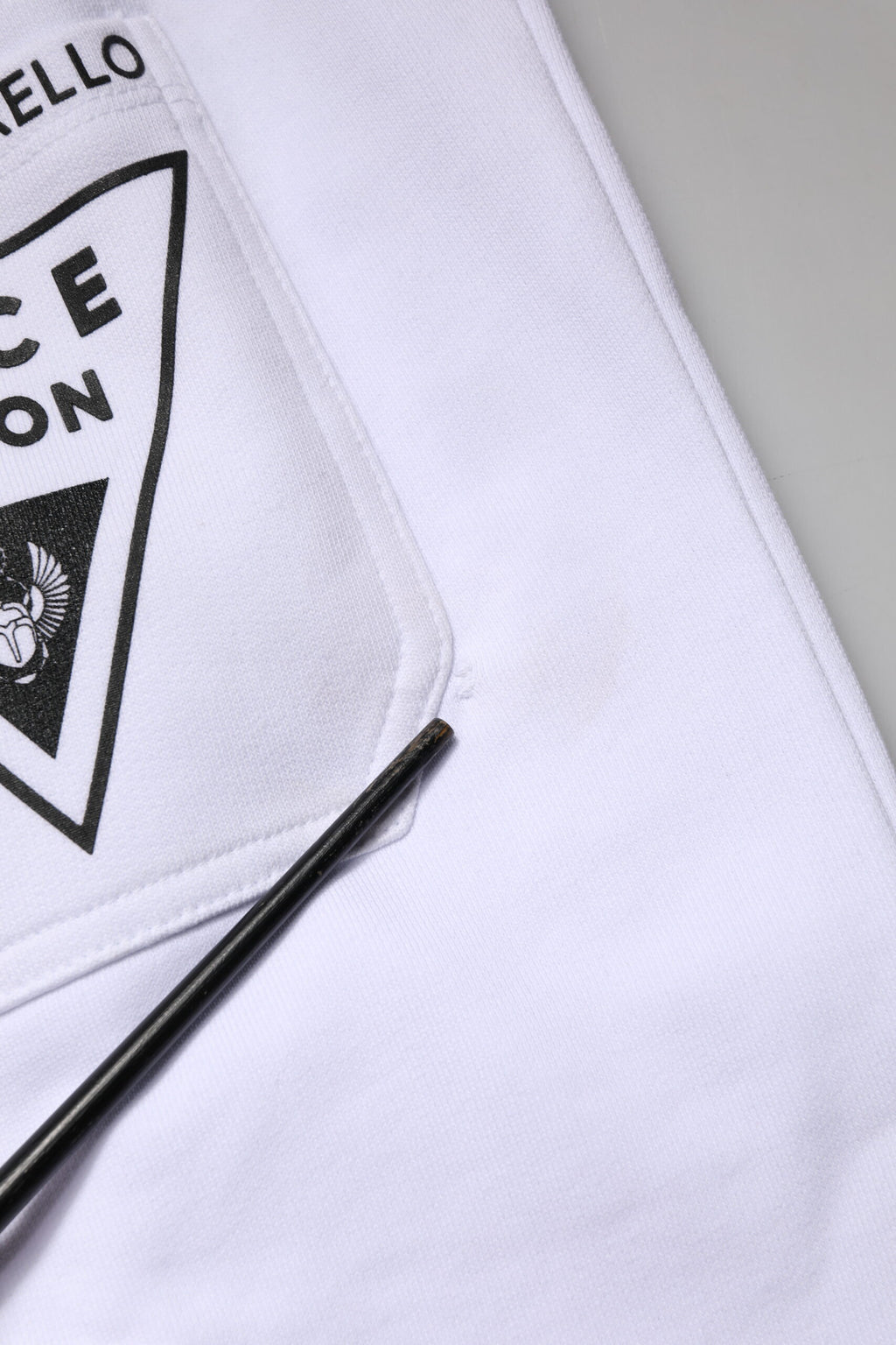 Pantalon de survêtement Frankie Morello Skinny Jogger noir et blanc