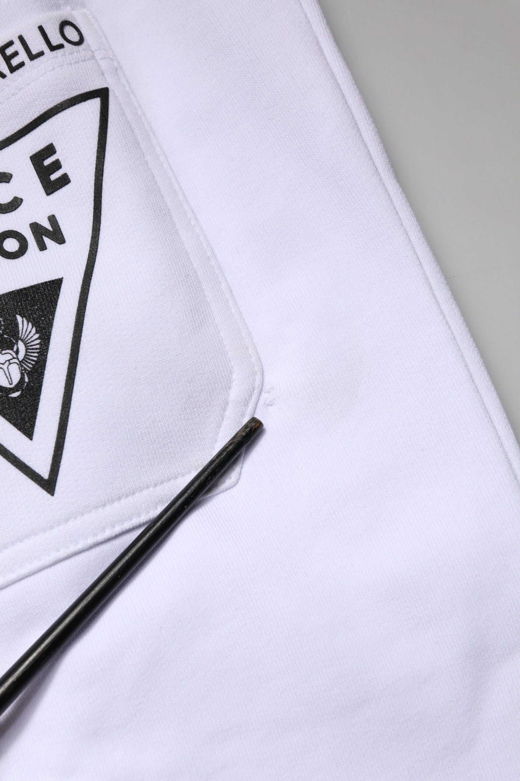 Pantalon de survêtement Frankie Morello Skinny Jogger noir et blanc