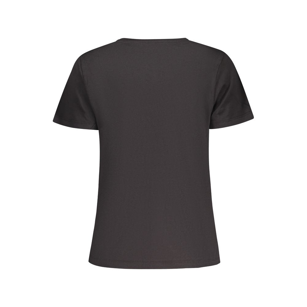 T-shirt en coton noir pour femme Pepe Jeans