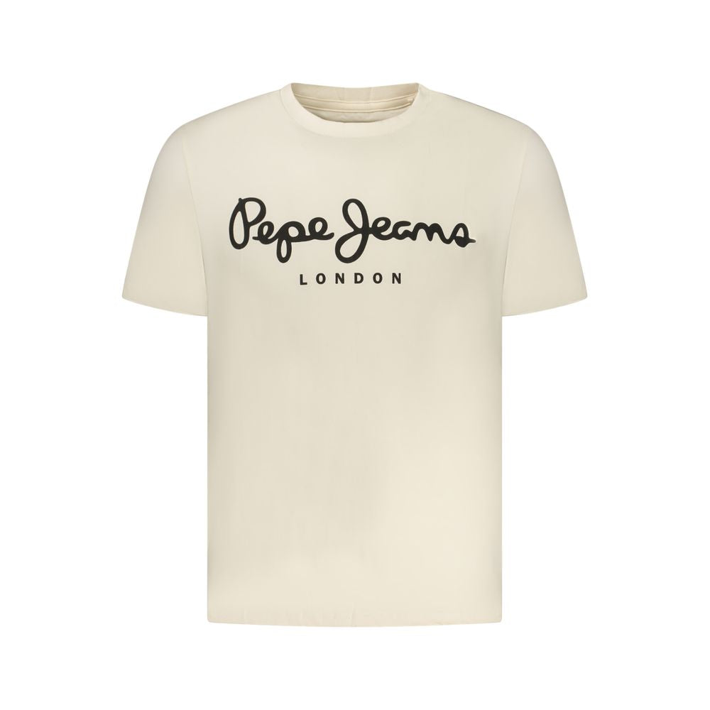 Pepe Jeans Beige T-Shirt for Men