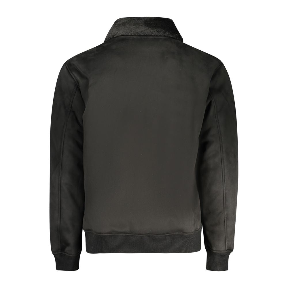 Guess Jeans Veste Homme Noir Polyuréthane