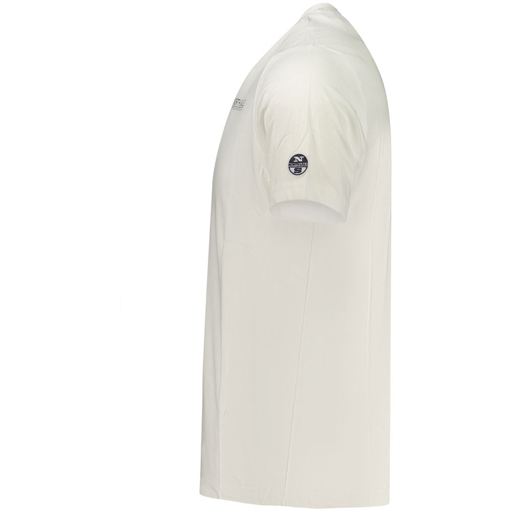 T-shirt homme en coton blanc North Sails