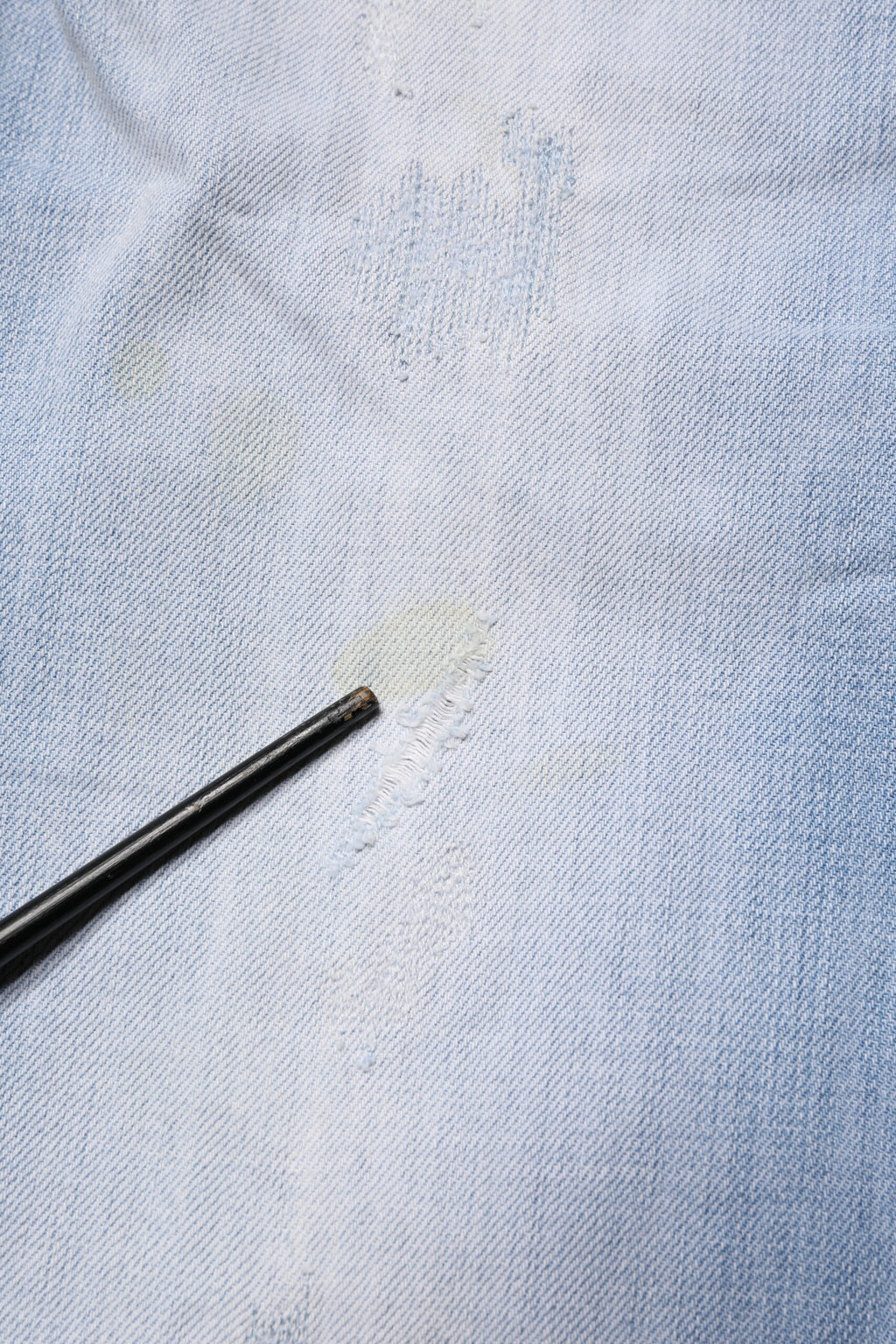 Pantalon en jean droit Dondup en coton stretch bleu clair