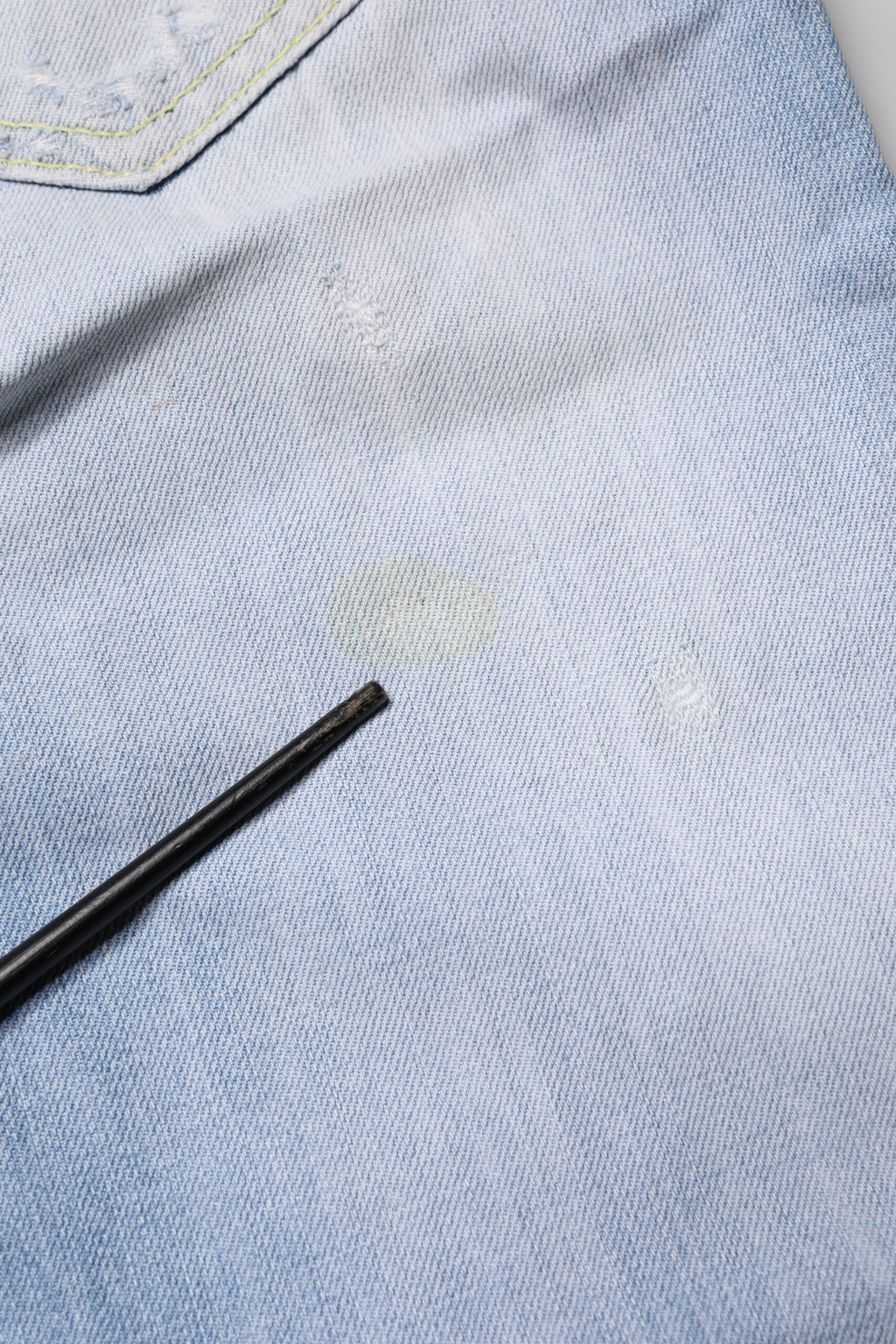 Pantalon en jean droit Dondup en coton stretch bleu clair