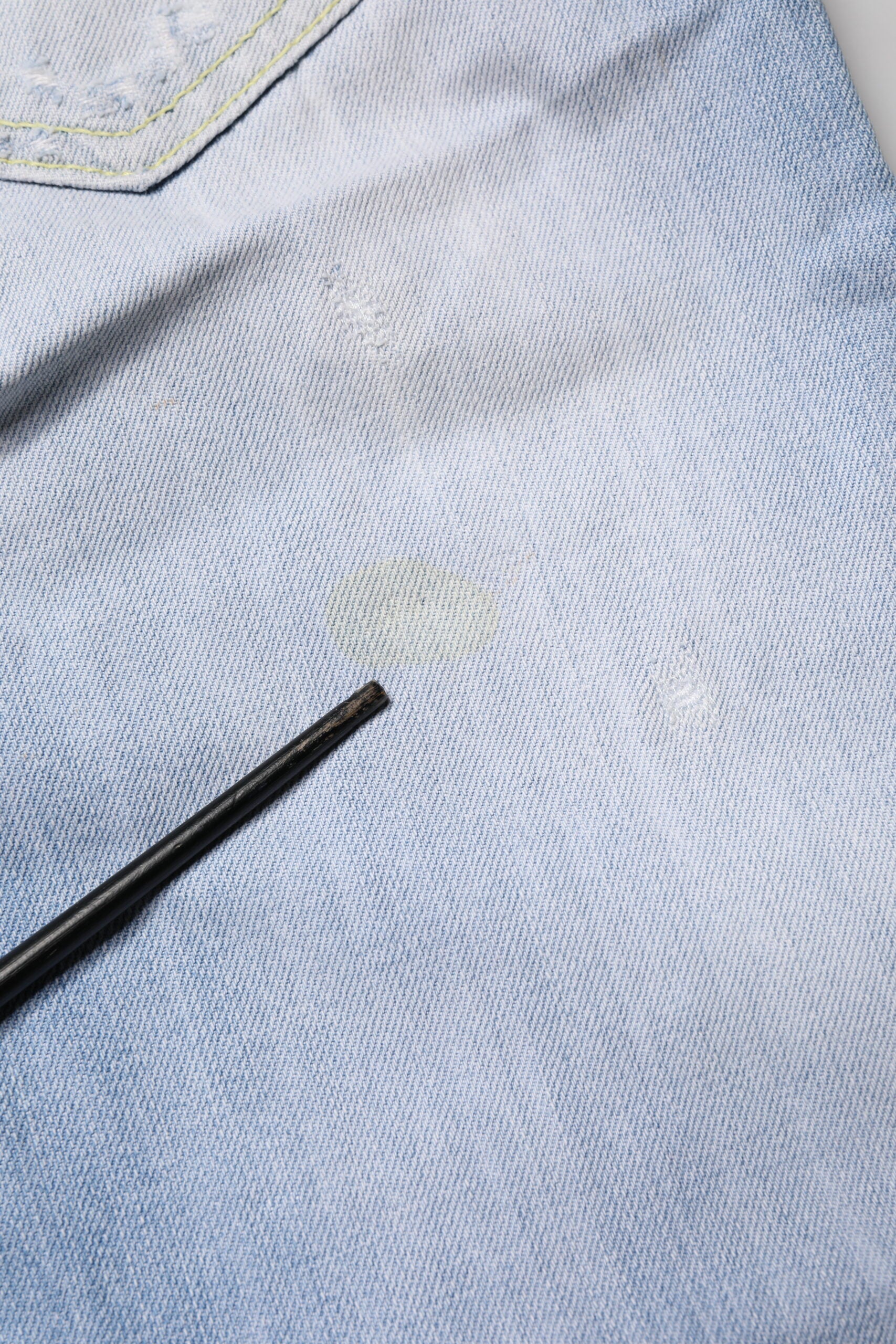 Pantalon en jean droit Dondup en coton stretch bleu clair