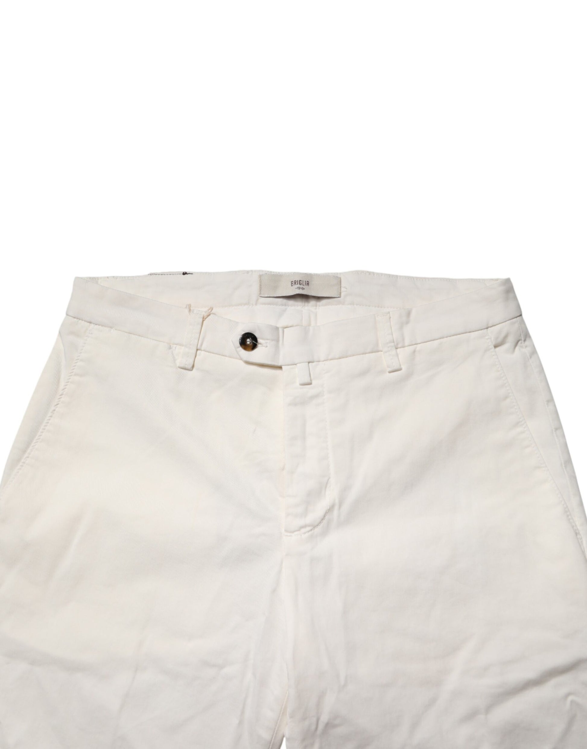 Briglia 1949 White Chino Pants for Women side view