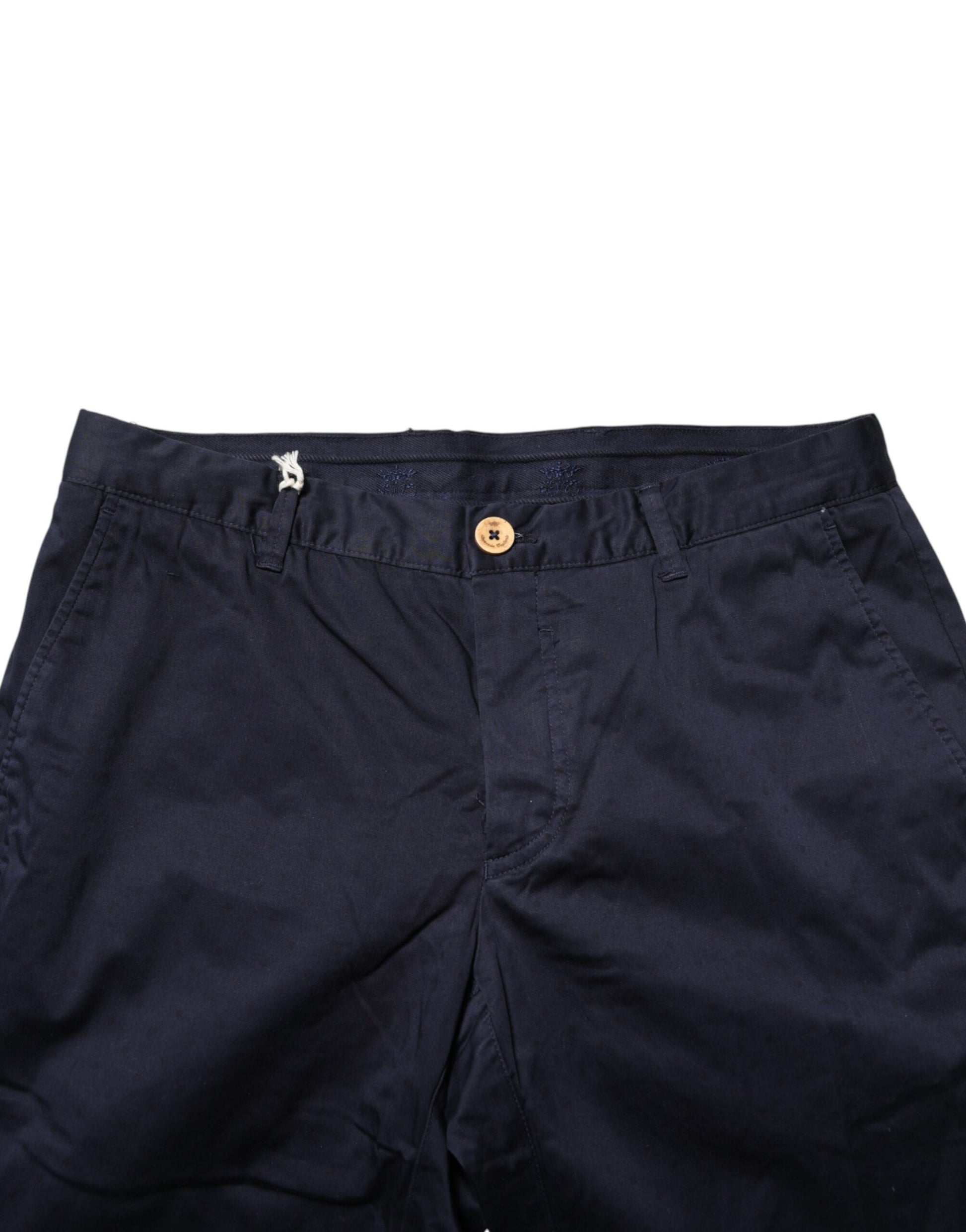 Domenico Tagliente Blue Chino Pants for Women side view