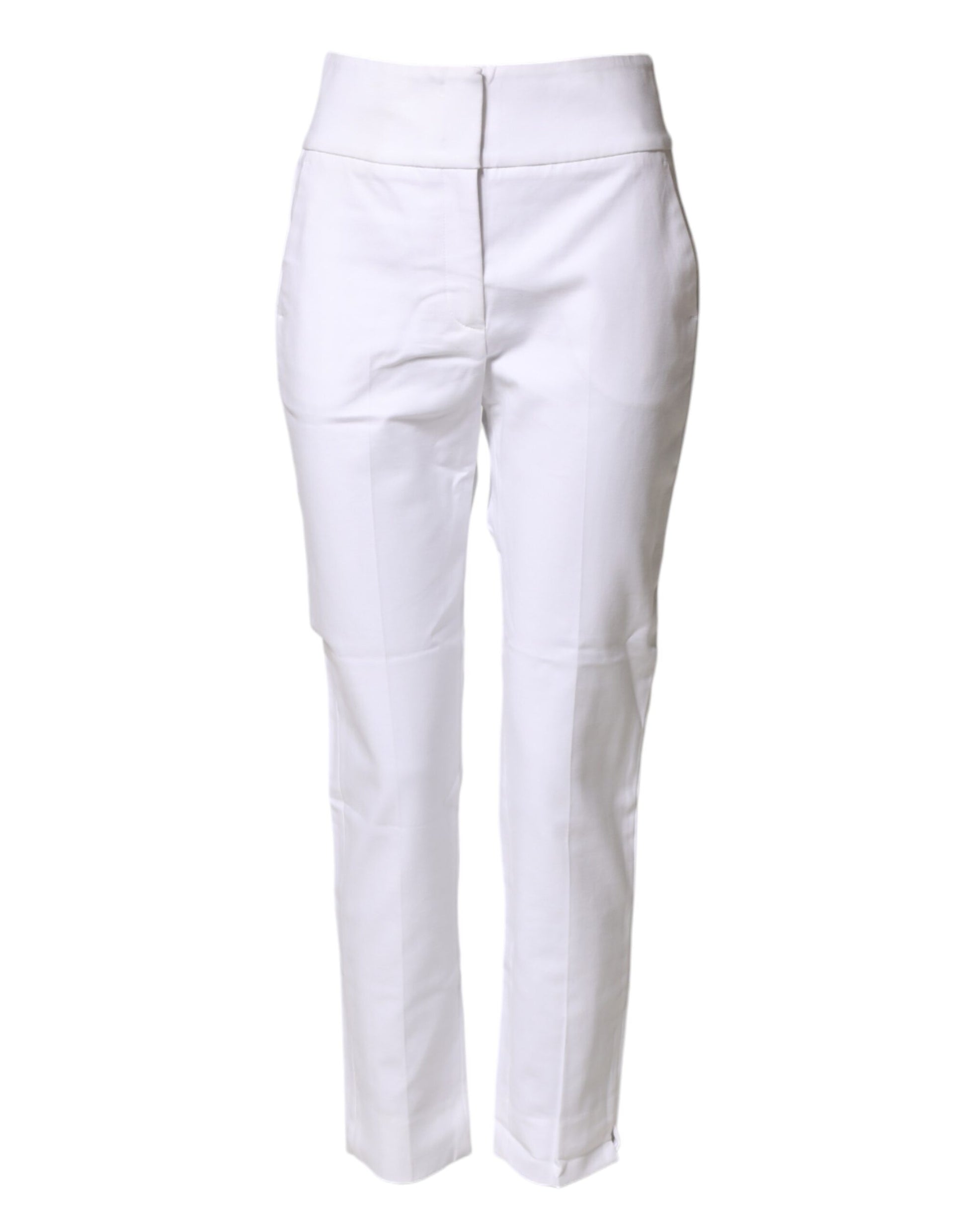 Peserico White Casual Pants for Women