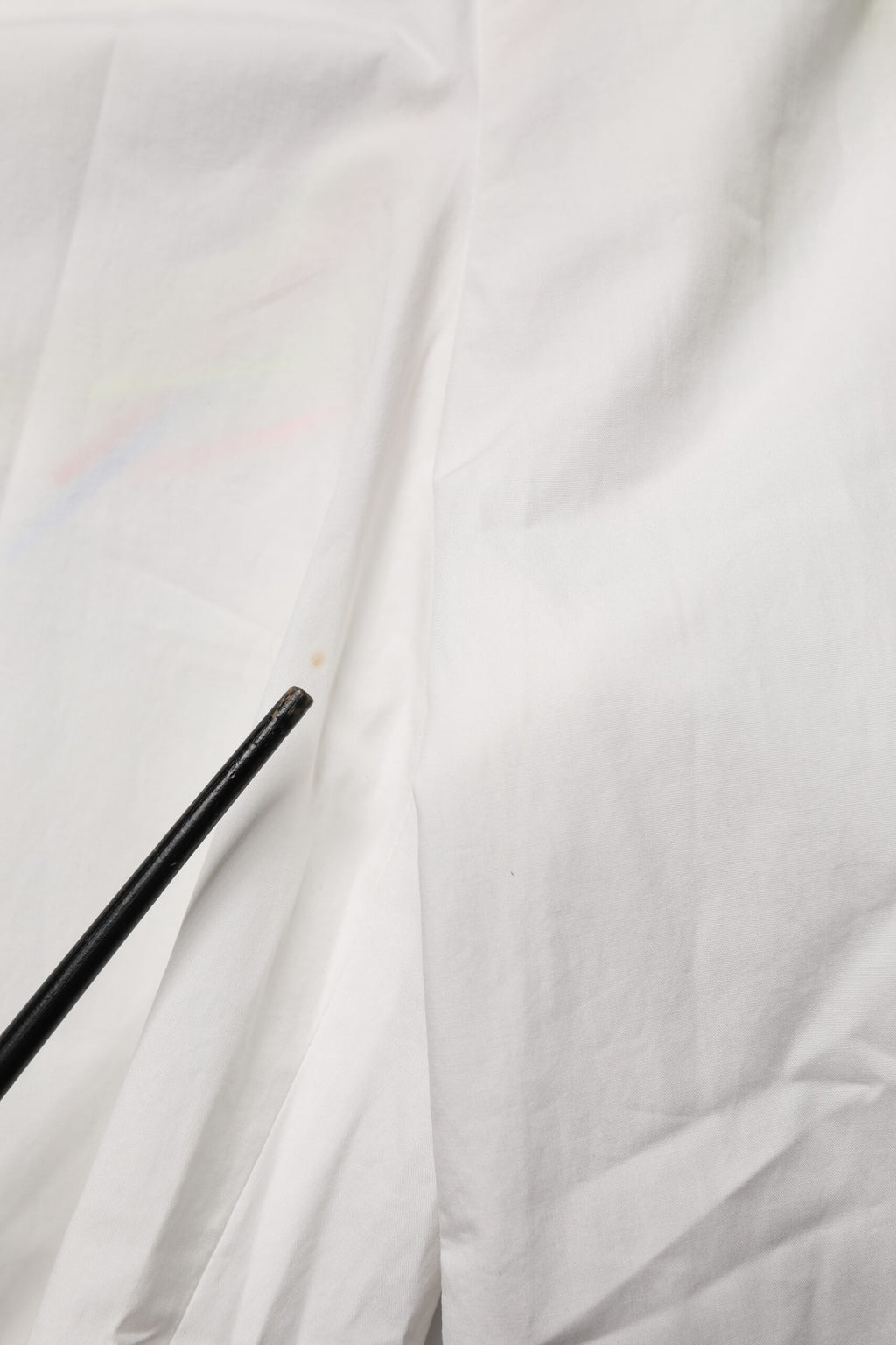 MSGM White Cotton High Waist Wide Leg Straight Bermuda Shorts