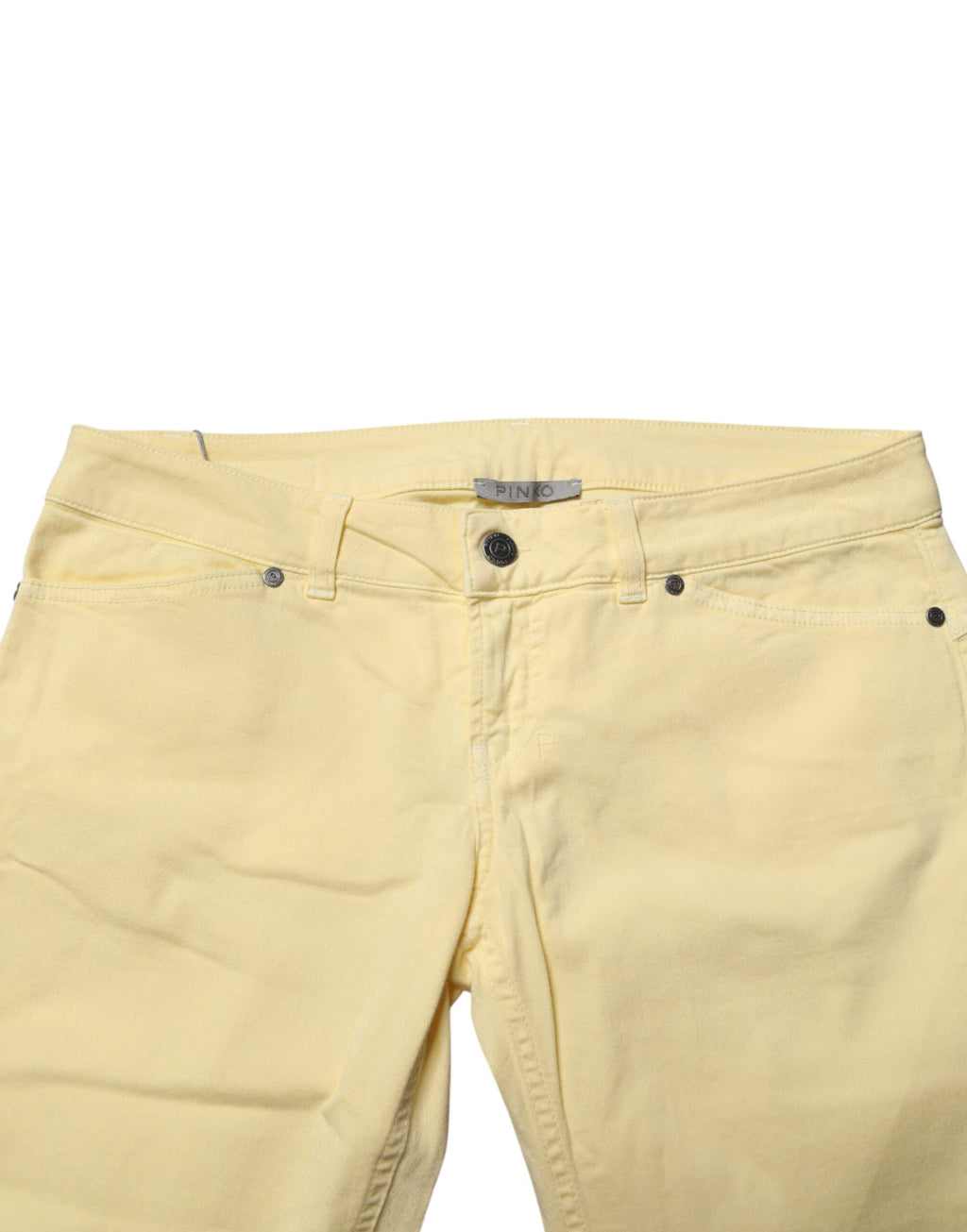 PINKO Yellow Skinny Jeans for Women side view