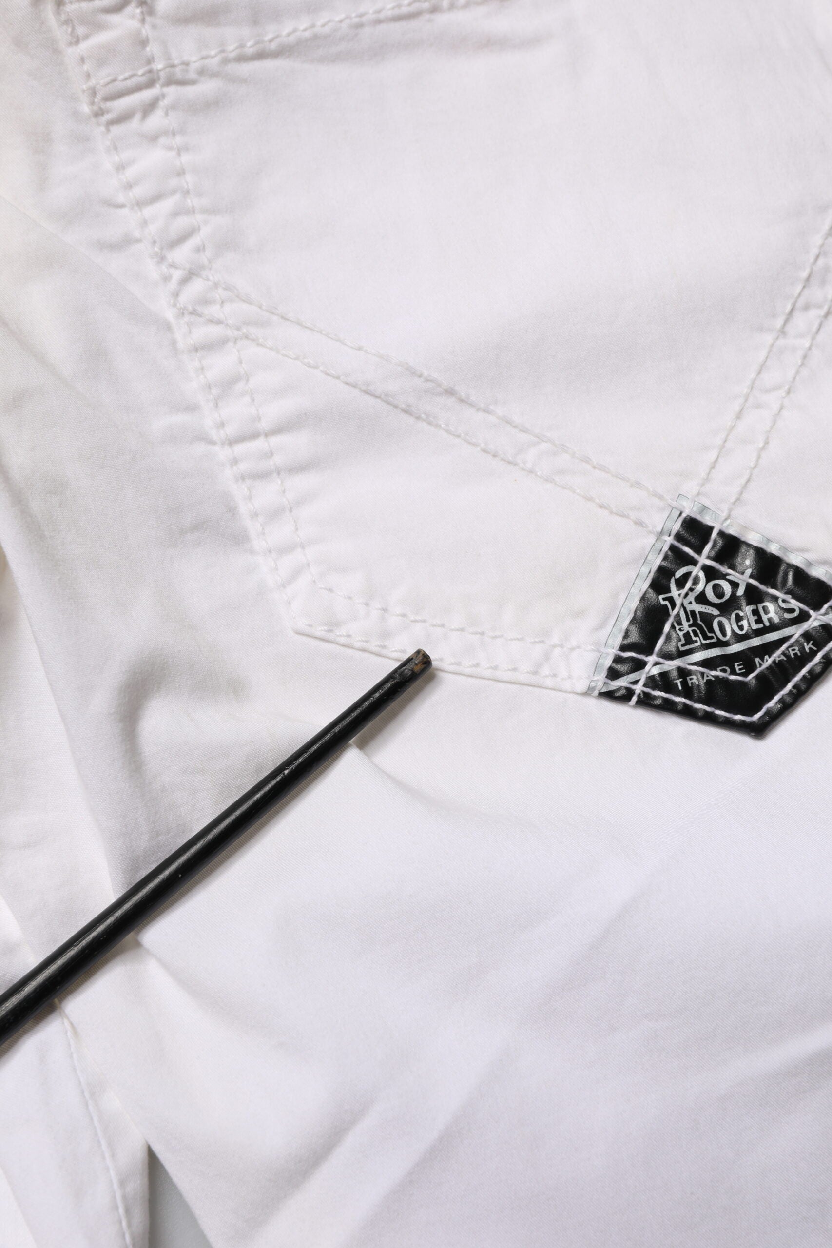 Roy Roger's White Bootcut Jeans for Women additional view