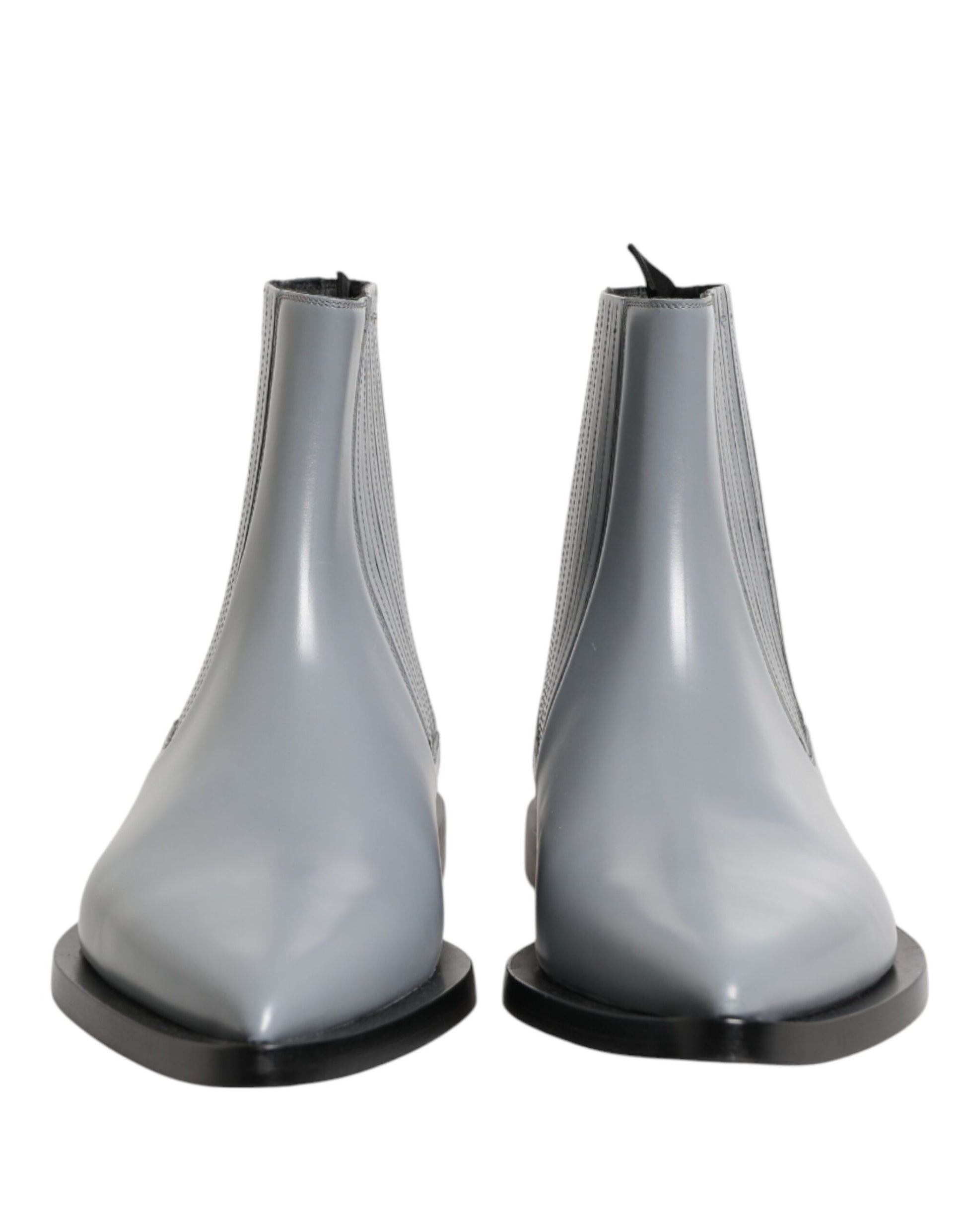 Bottes courtes Dolce & Gabbana Chelsea en gris clair