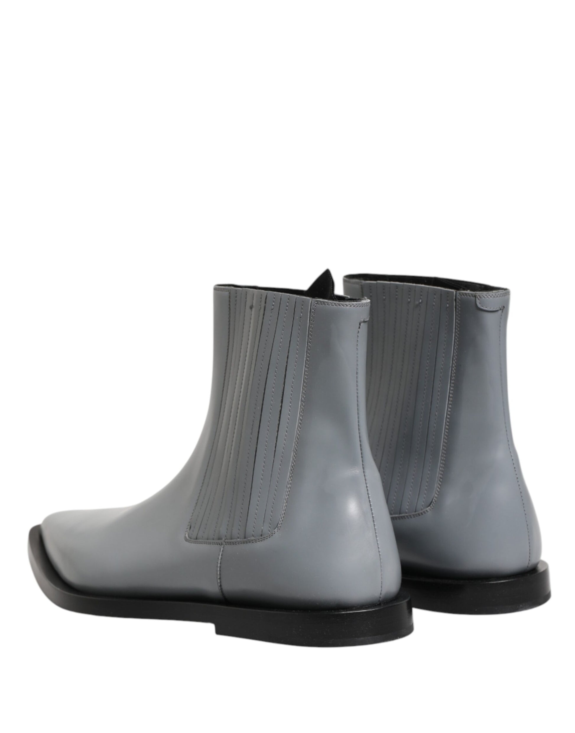 Bottes courtes Dolce & Gabbana Chelsea en gris clair