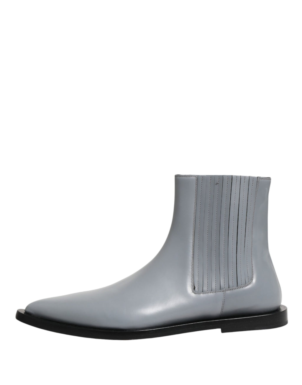 Bottes courtes Dolce & Gabbana Chelsea en gris clair