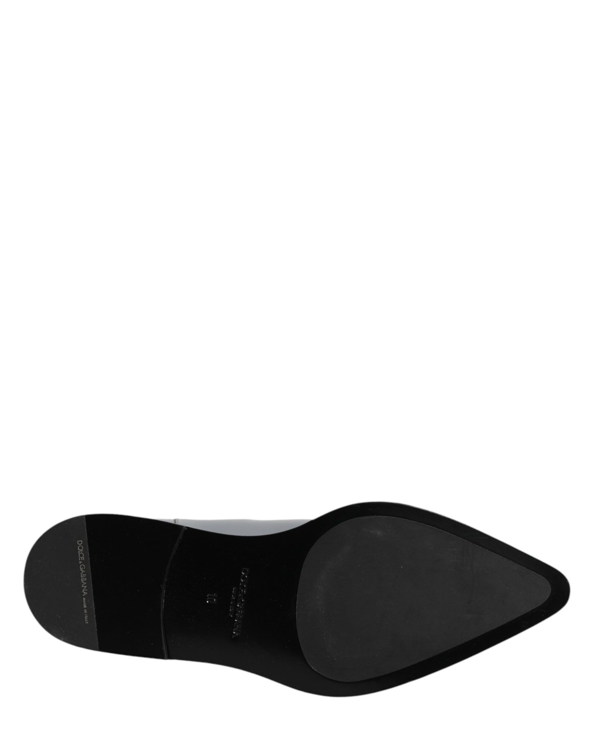 Bottes courtes Dolce & Gabbana Chelsea en gris clair