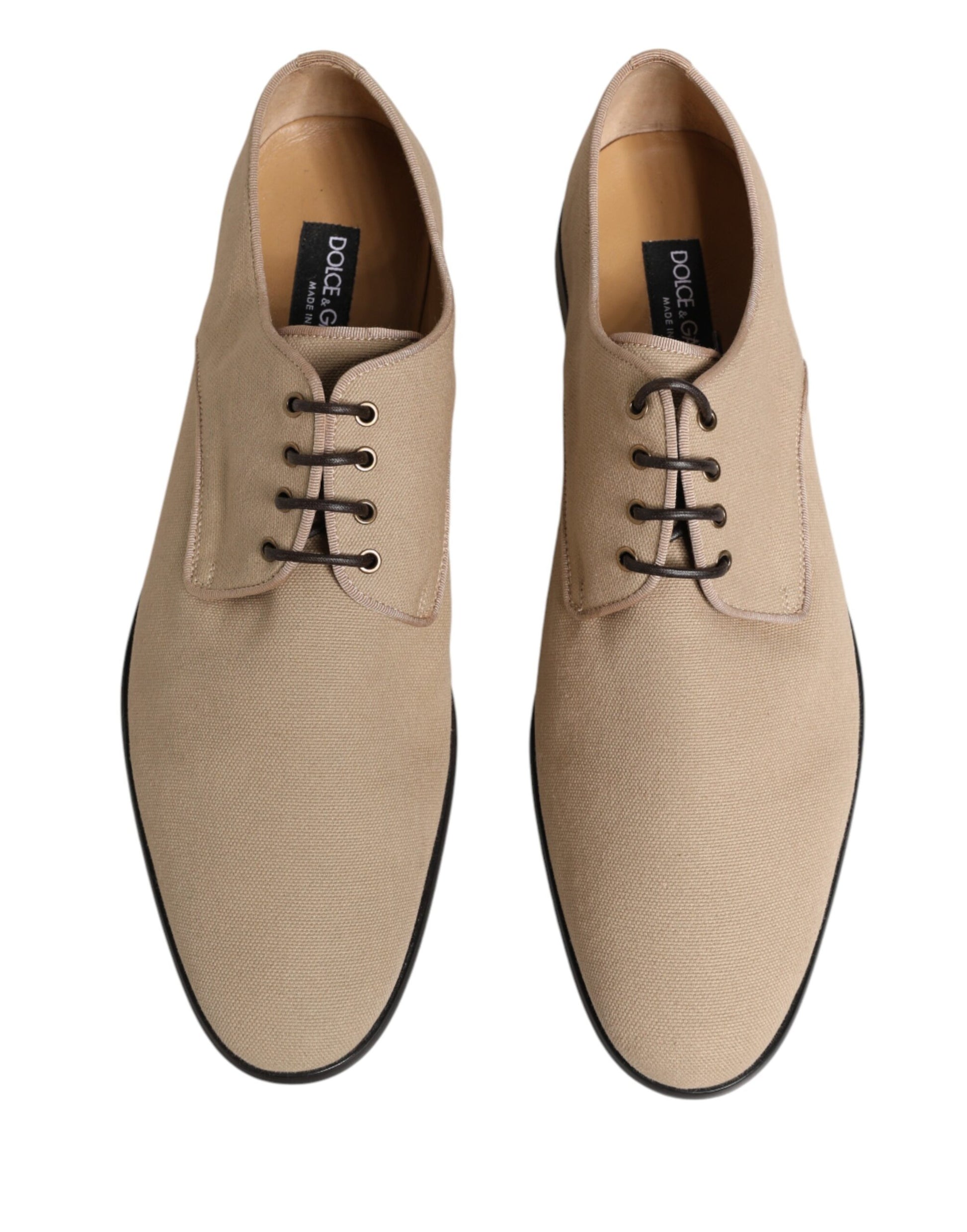 Dolce & Gabbana Beige Oxfords And Derbies for Men side view