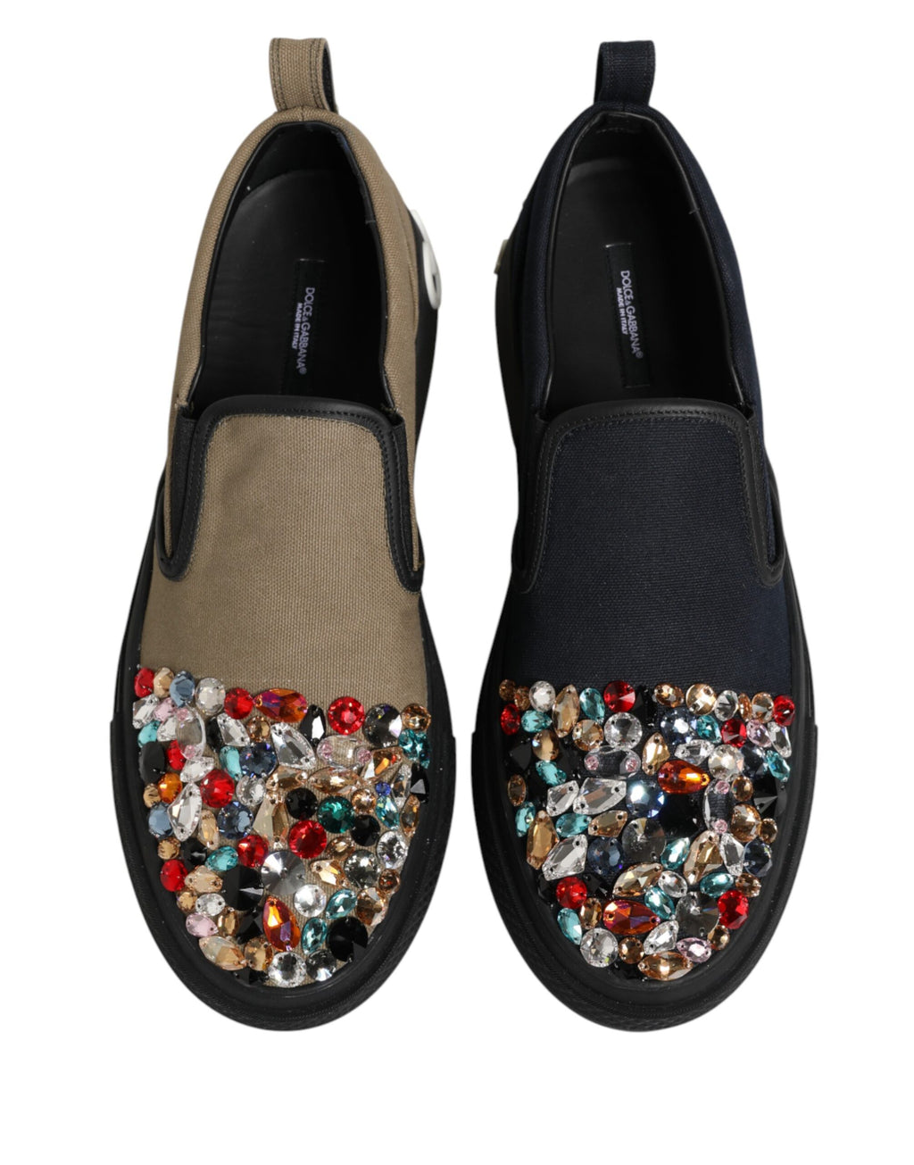 Dolce & Gabbana Blue Low Top Sneakers for Men side view